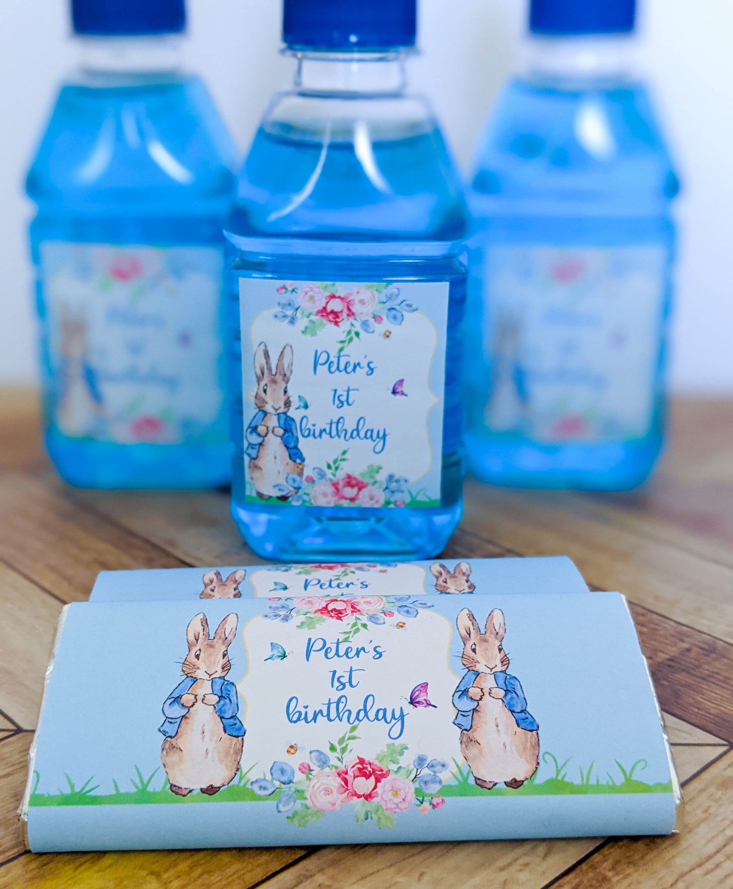 E&L Designs Peter Rabbit Pop Top Labels