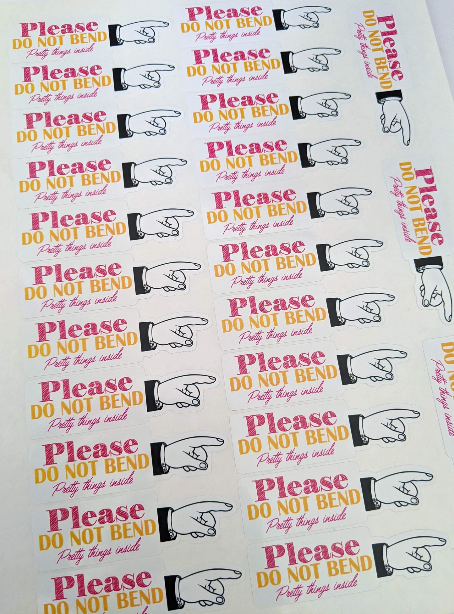 E&L Designs Please Do Not Bend - Pretty Things Inside