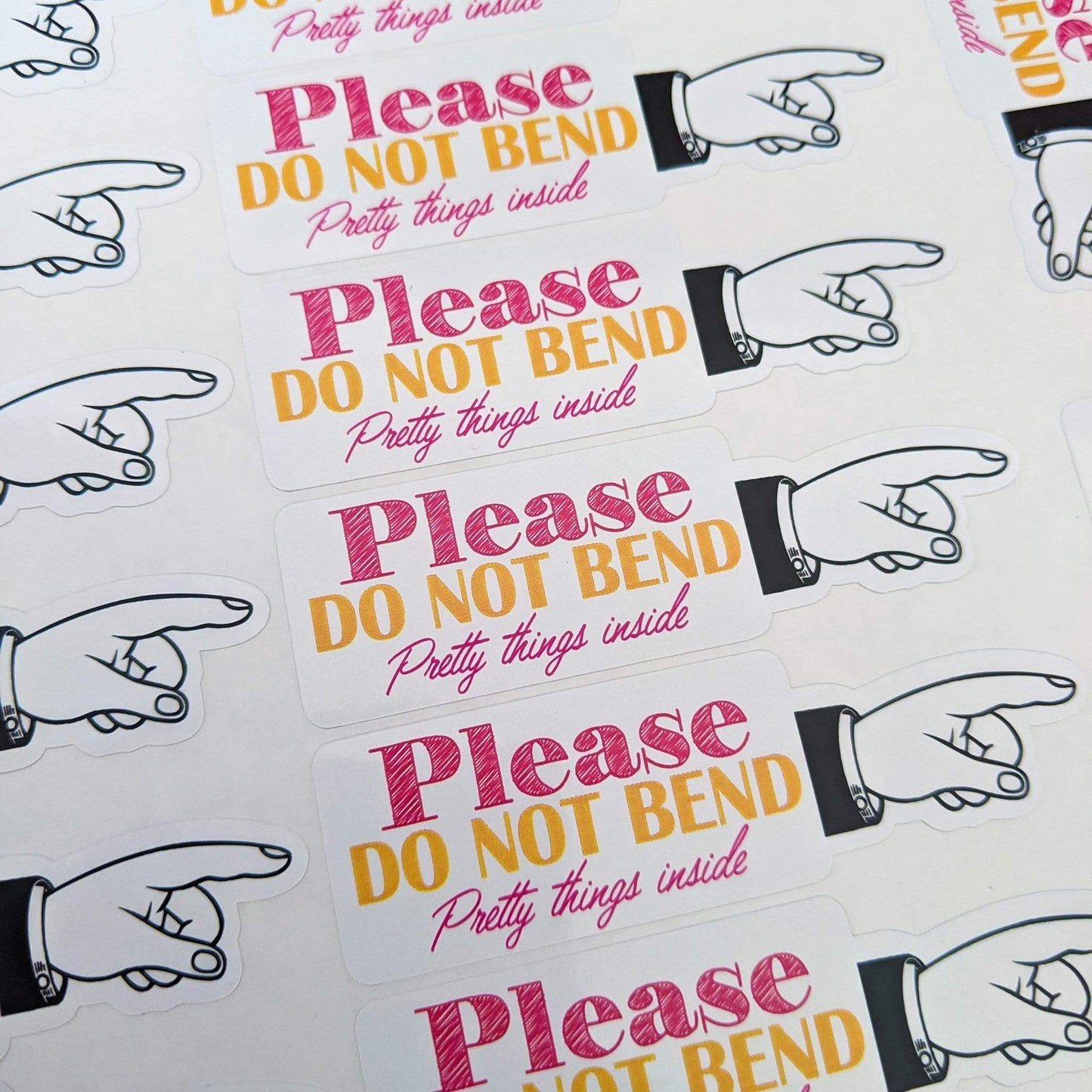 E&L Designs Please Do Not Bend - Pretty Things Inside