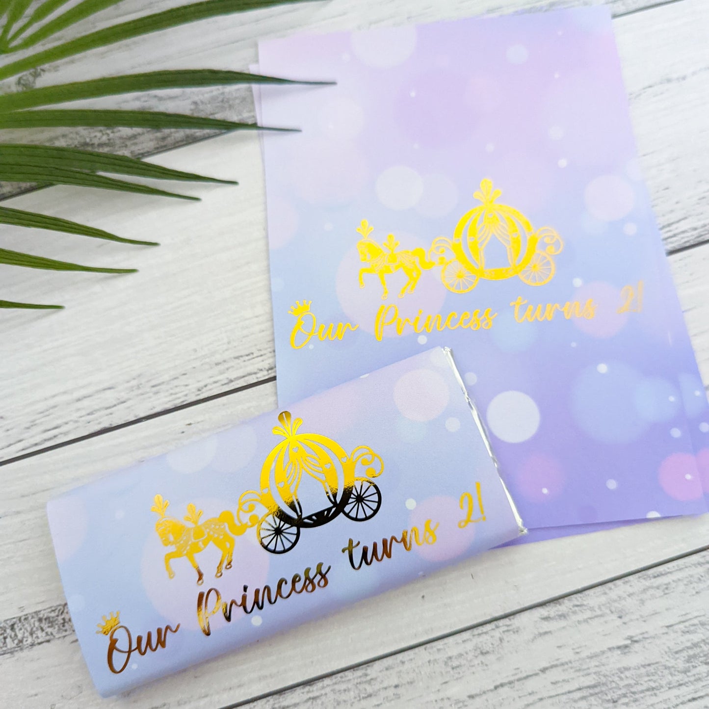 E&L Designs Princess Carriage Chocolate Wrappers, Set of 10