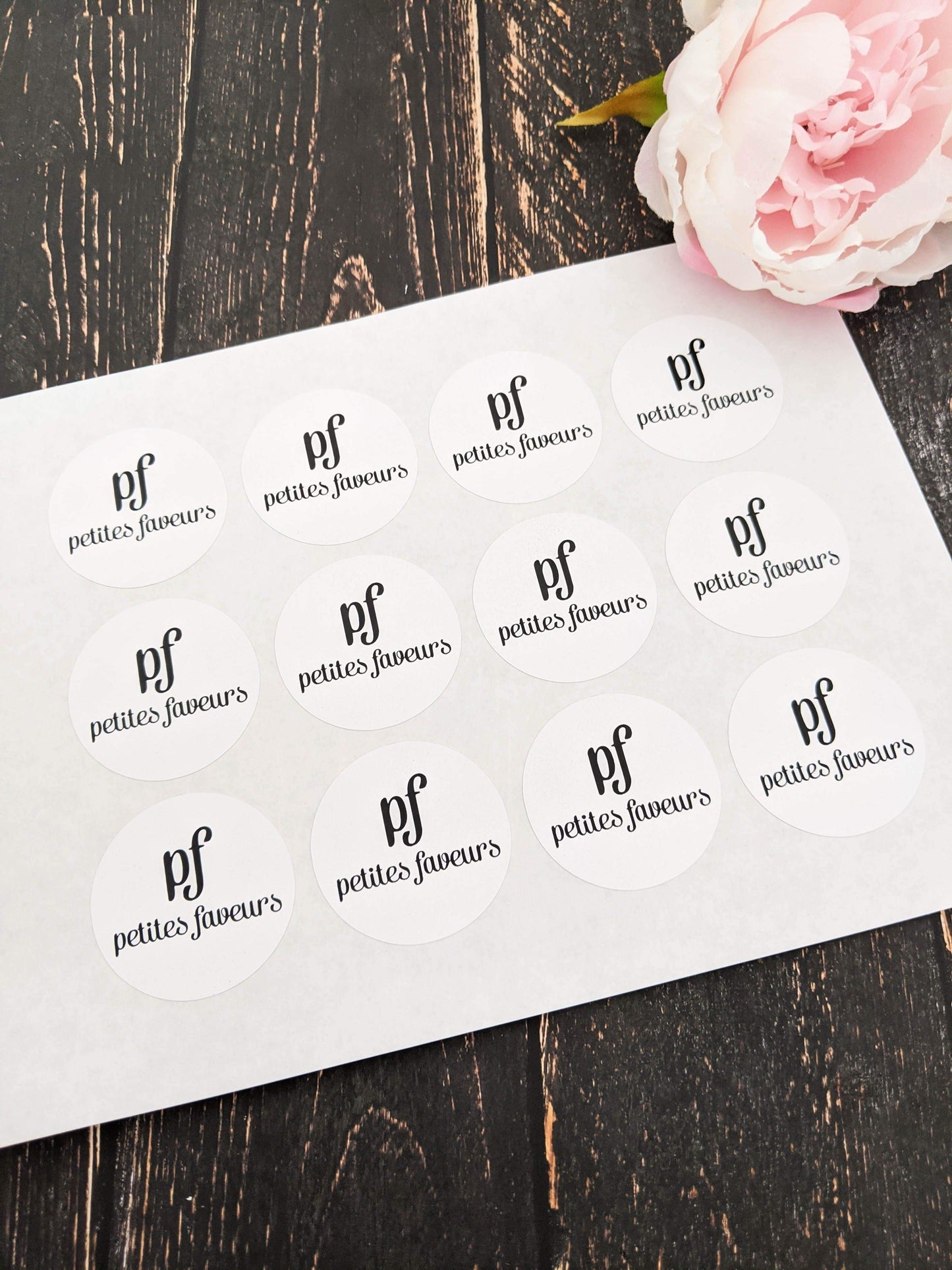 E&L Designs Printed Business Logo Stickers