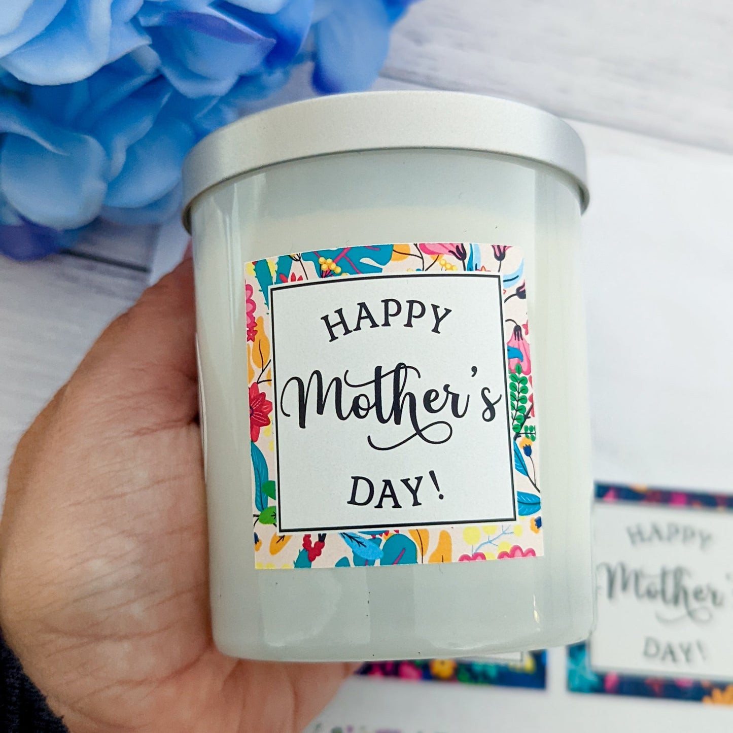 E&L Designs Printed Mother's Day Stickers, Square