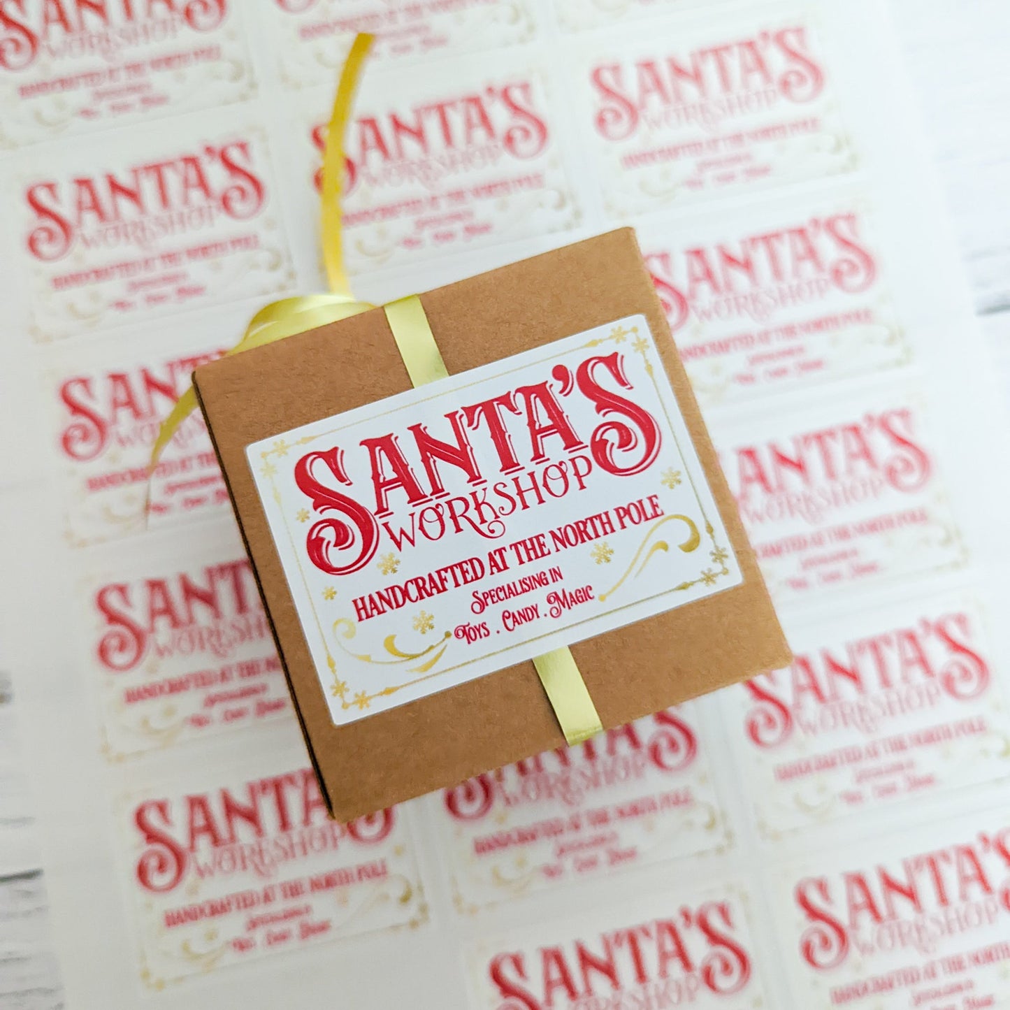 E&L Designs Santa's Workshop Stickers, Printed