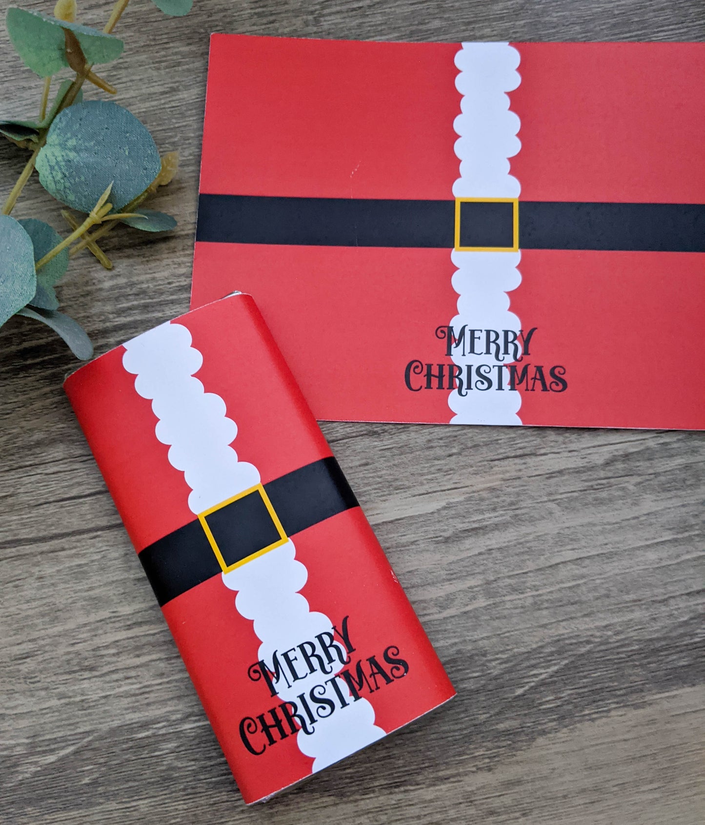 E&L Designs Santa Suit Chocolate Wrappers, Set of 10