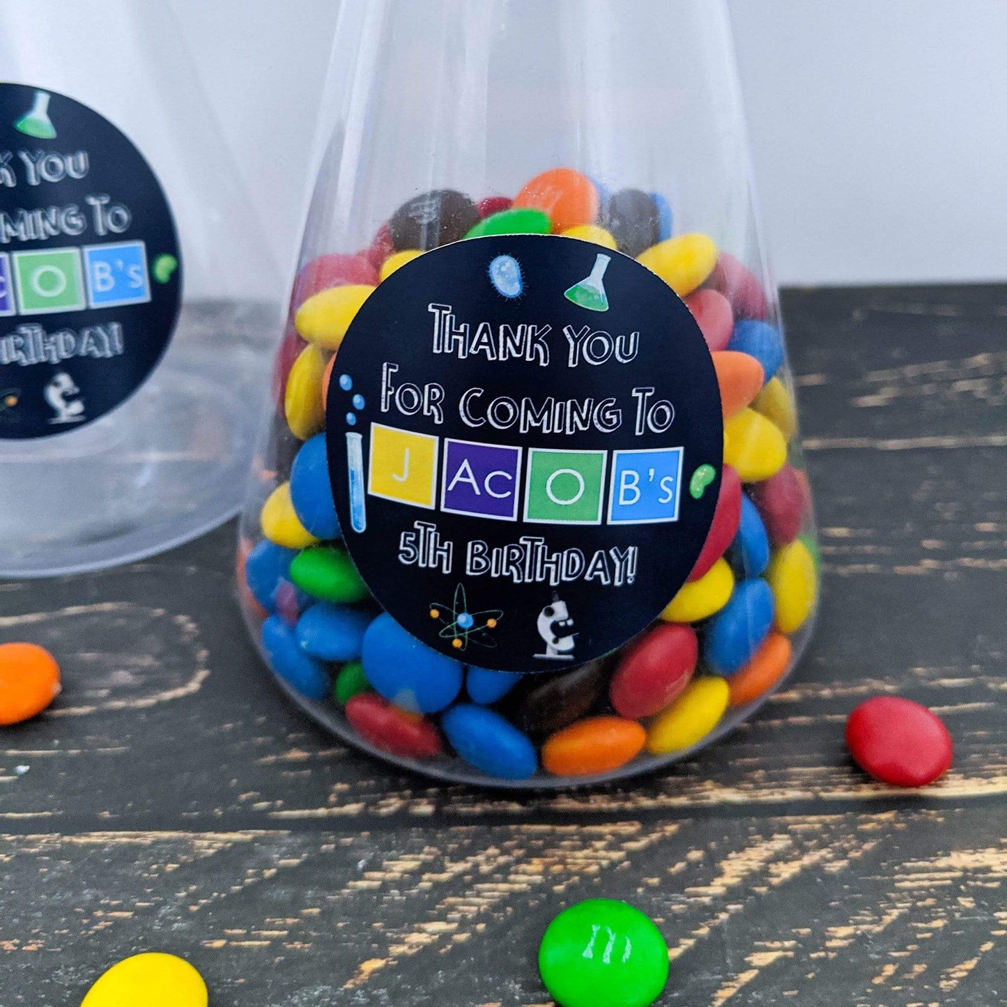 E&L Designs Science Party Stickers