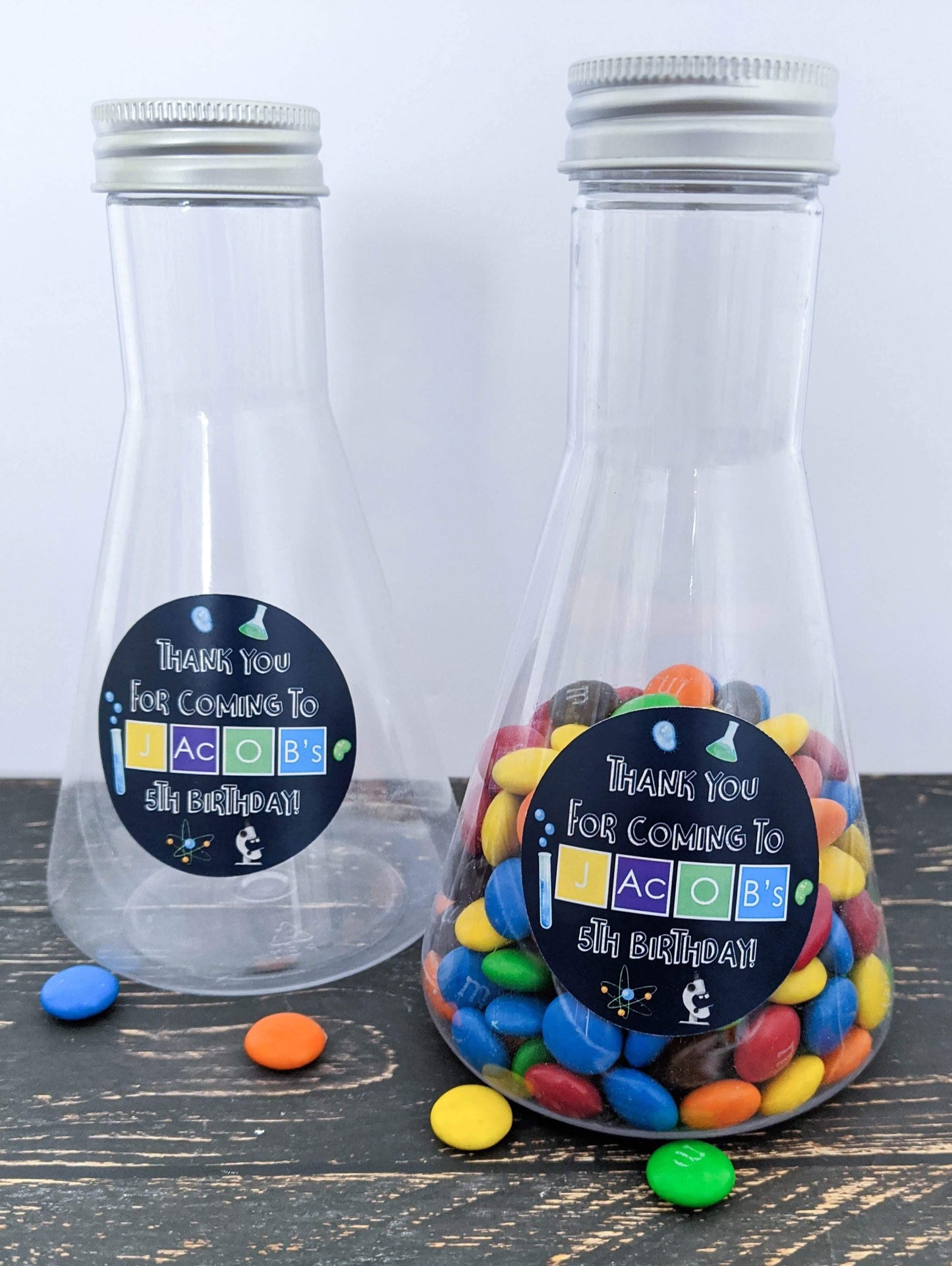 E&L Designs Science Party Stickers