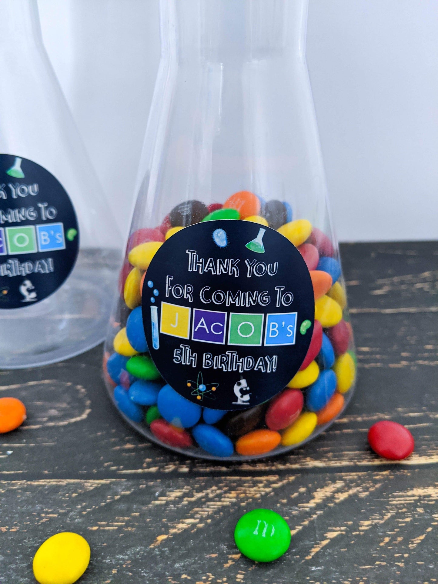 E&L Designs Science Party Stickers
