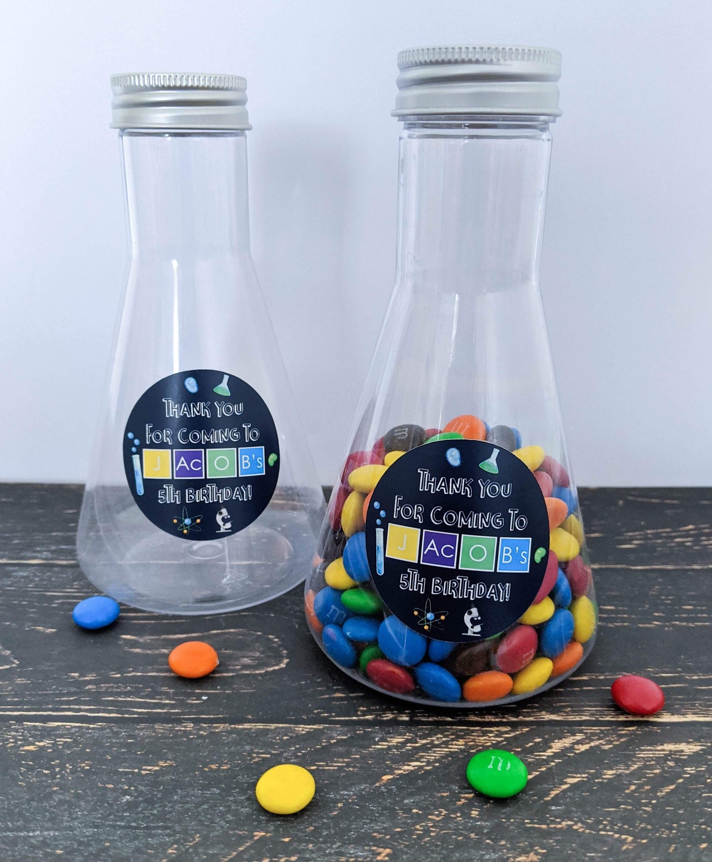 E&L Designs Science Party Stickers