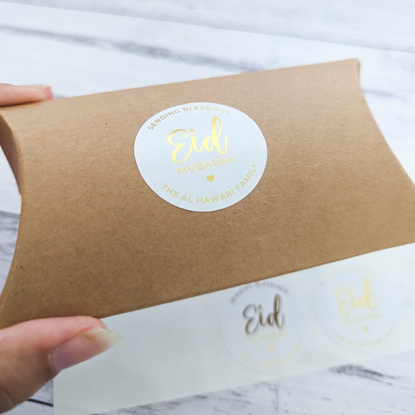 E&L Designs Sending Blessings Eid Mubarak Stickers