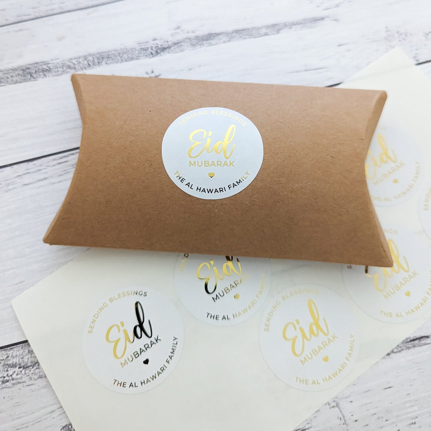 E&L Designs Sending Blessings Eid Mubarak Stickers