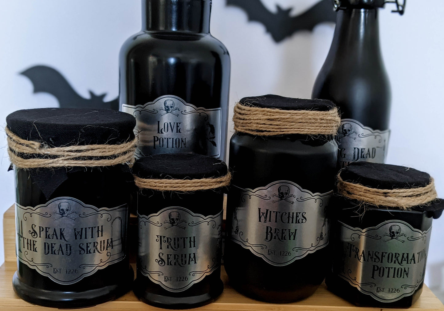 E&L Designs Silver Potion Labels, Limited Edition