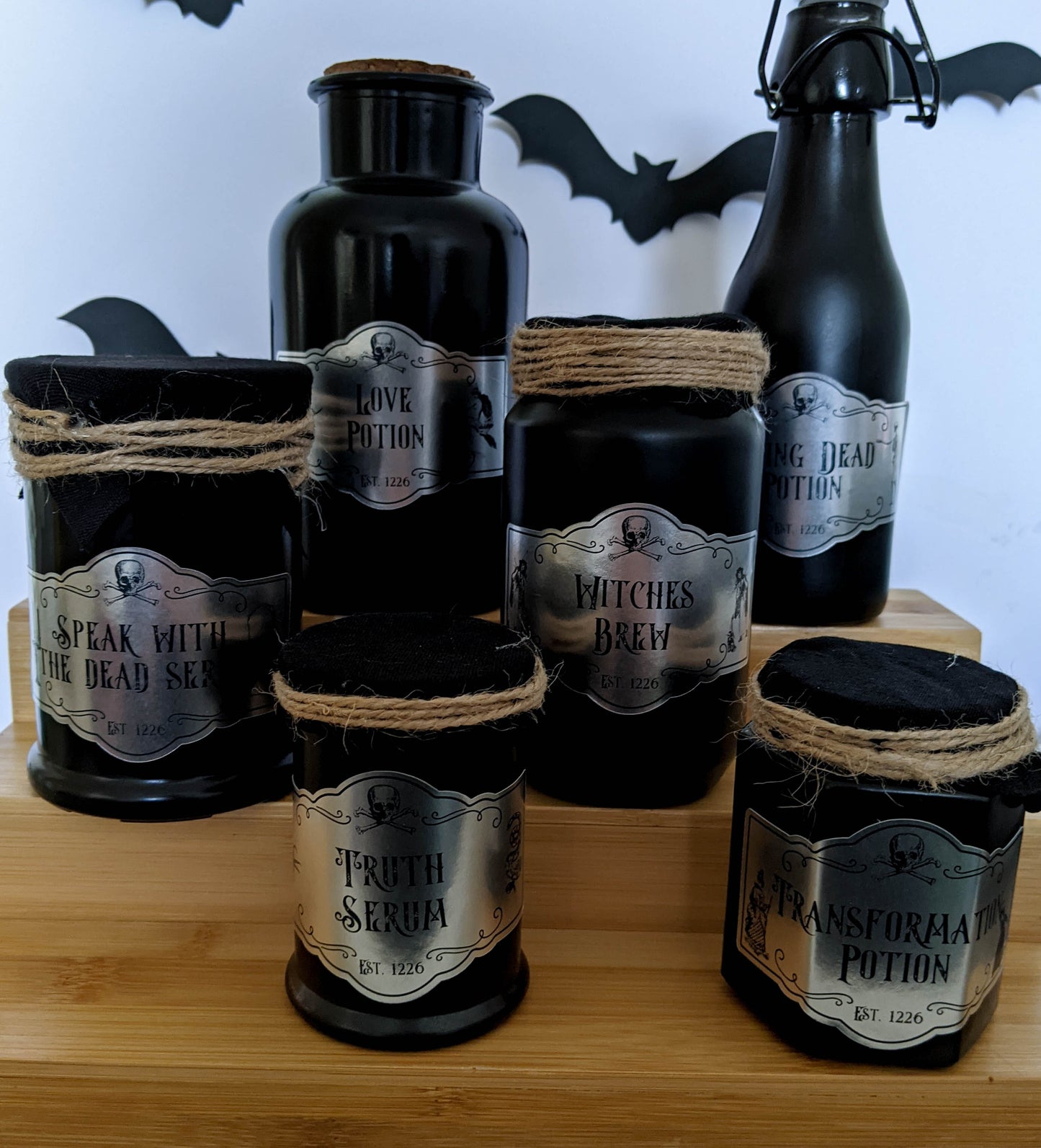 E&L Designs Silver Potion Labels, Limited Edition