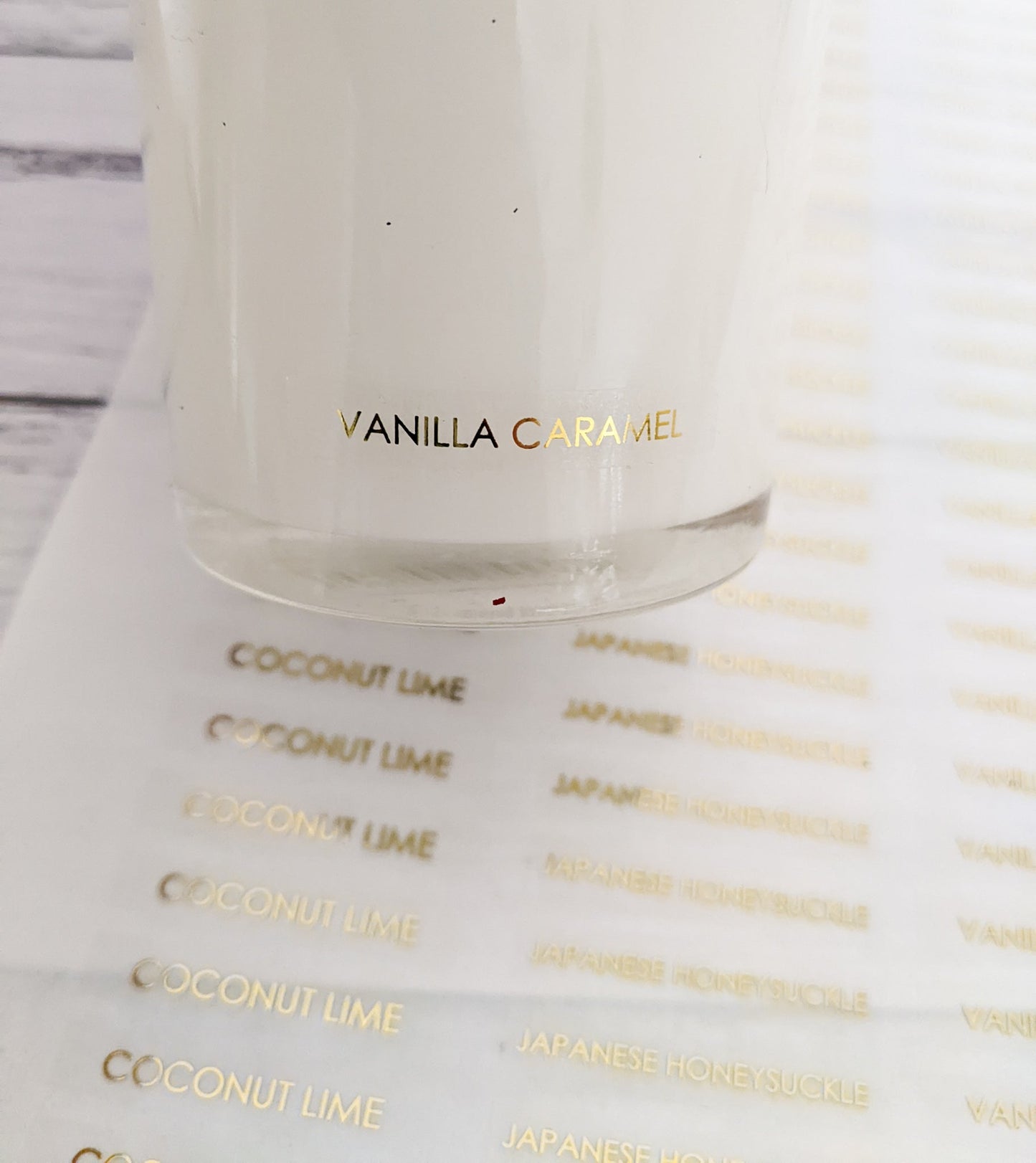 E&L Designs Small Scent Stickers for Candles