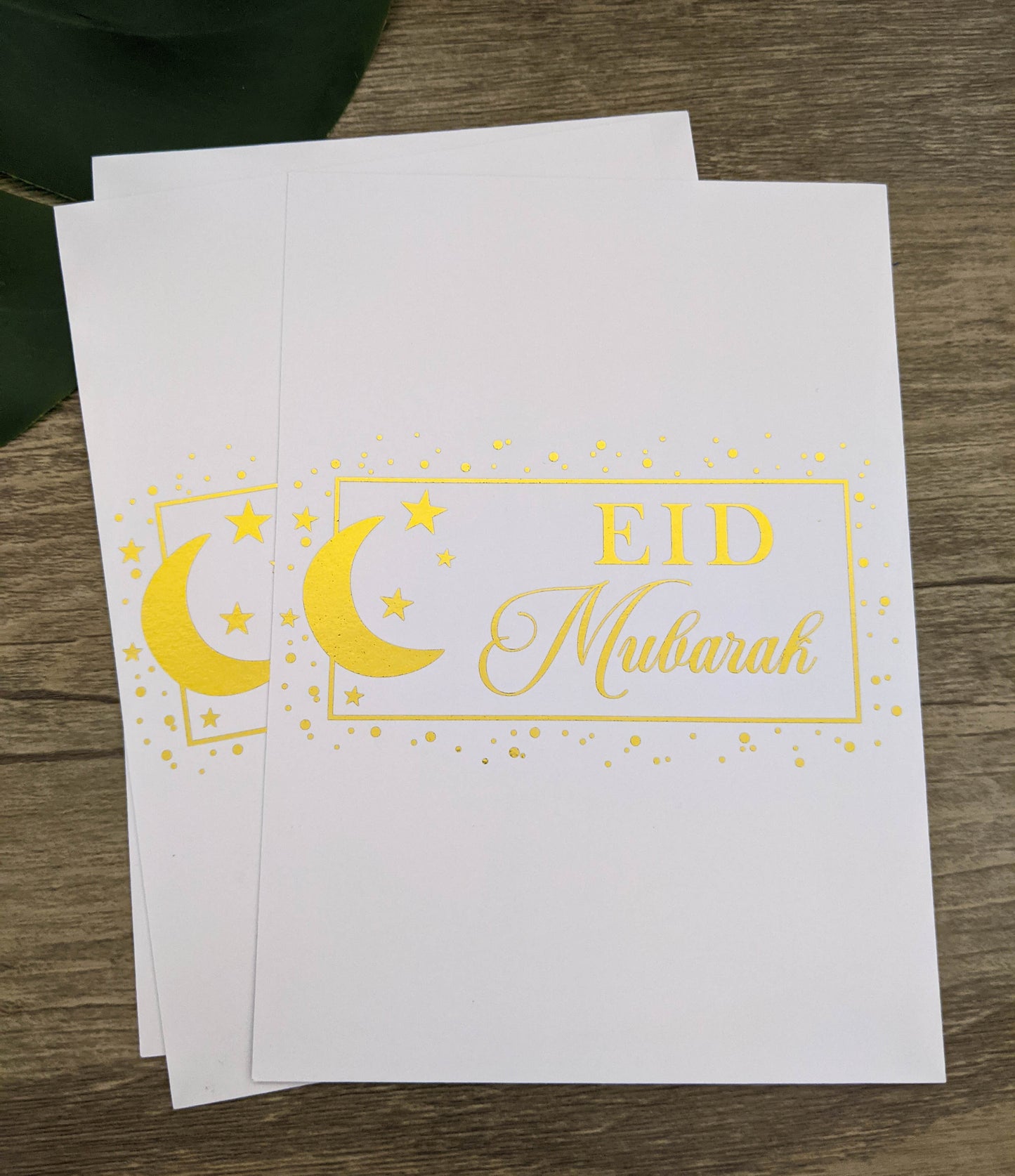 E&L Designs Stars and Moon Foil Eid Chocolate Wrappers, Set of 10