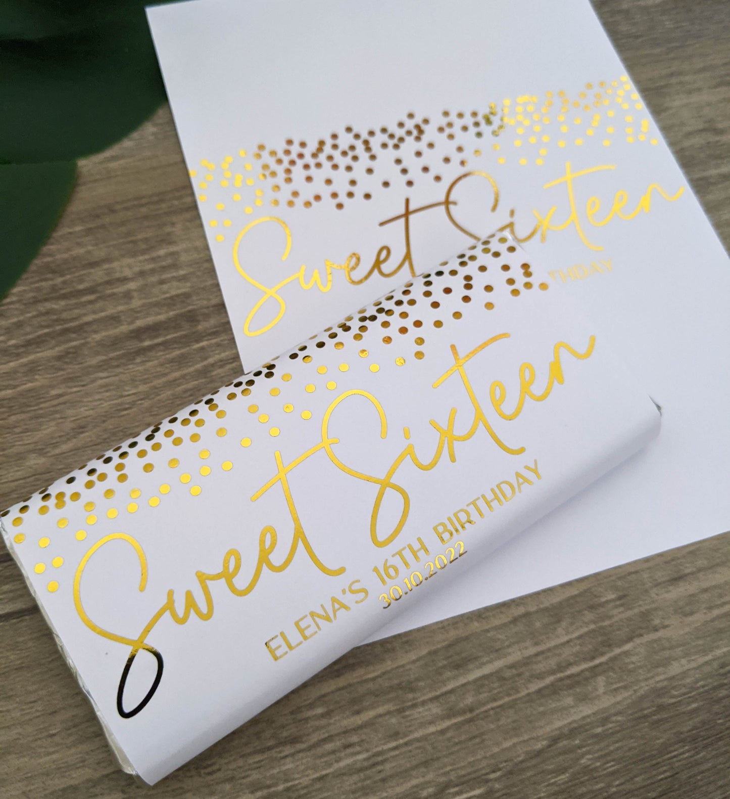 E&L Designs Sweet Sixteen Chocolate Wrappers, Set of 10