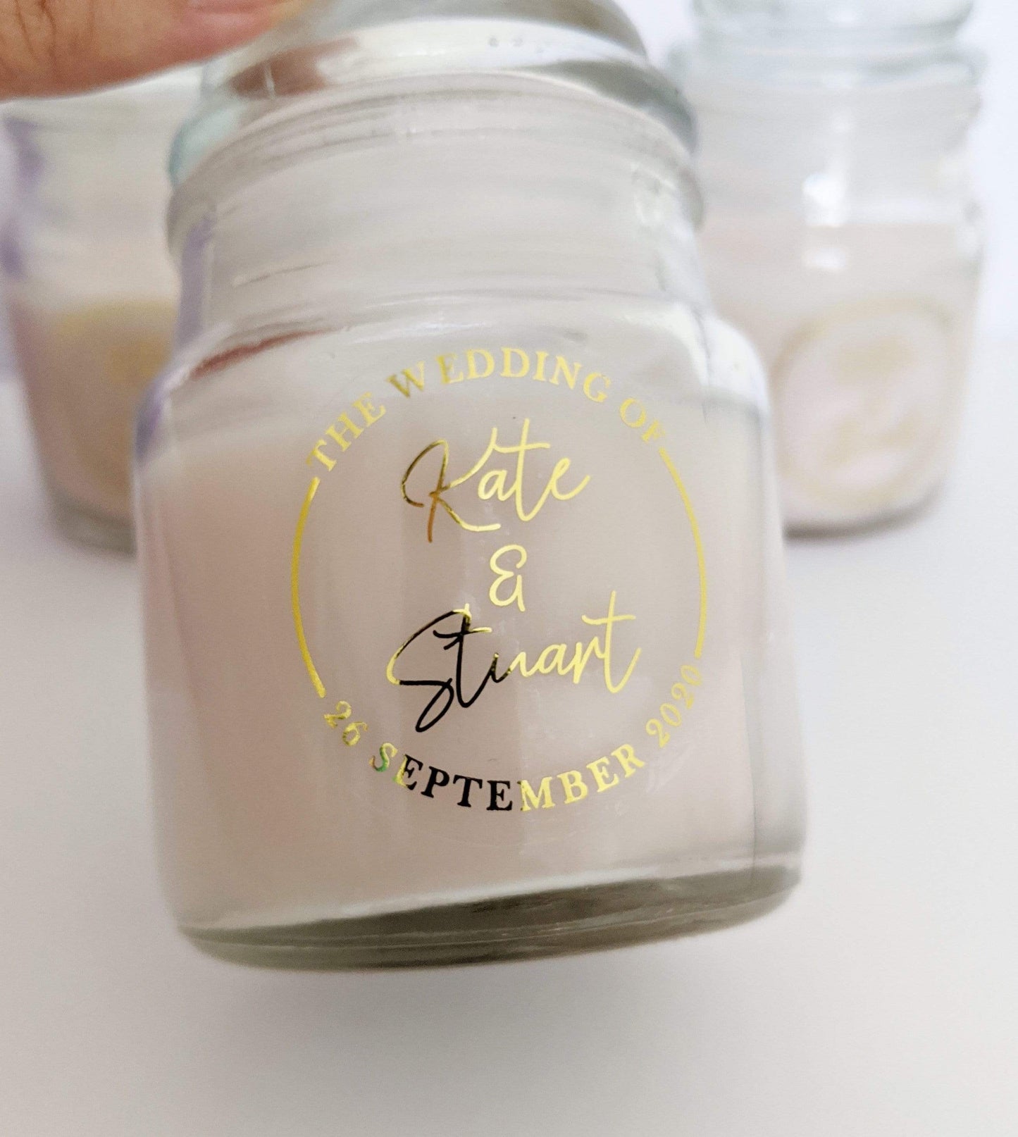 E&L Designs The Wedding of Clear Foil Stickers