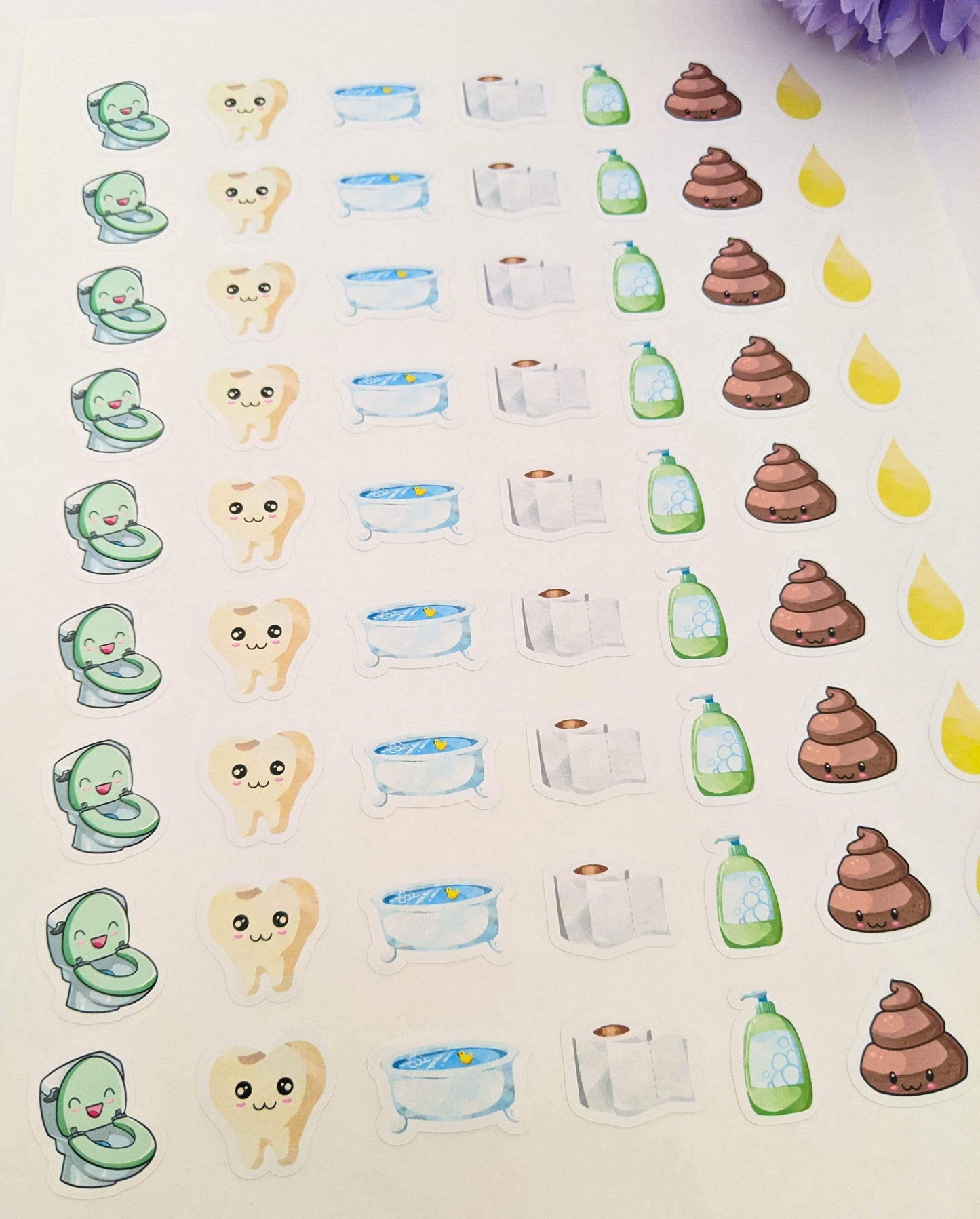 E&L Designs Toilet Training Stickers