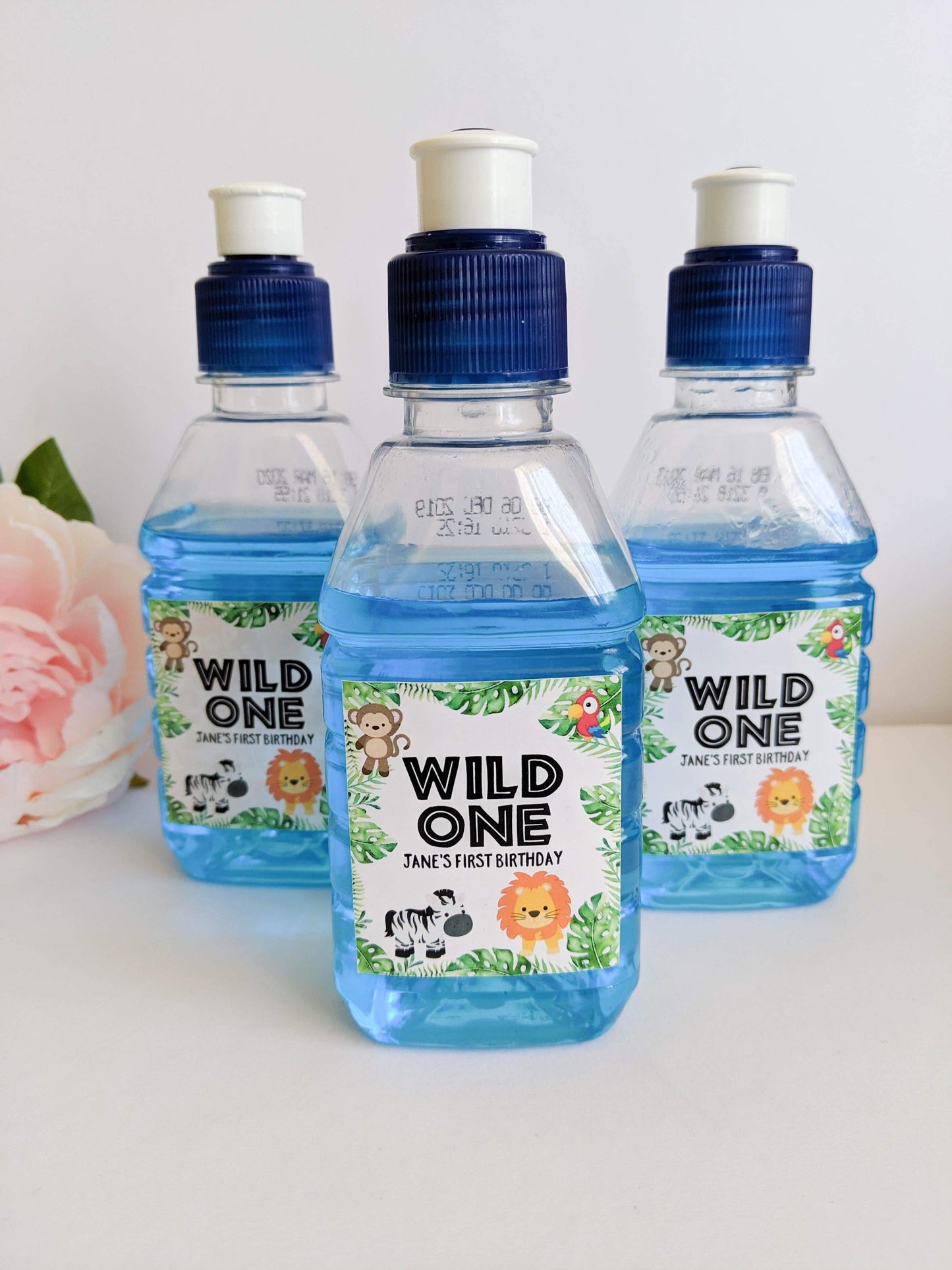E&L Designs Wild One Jungle Pop Top Labels