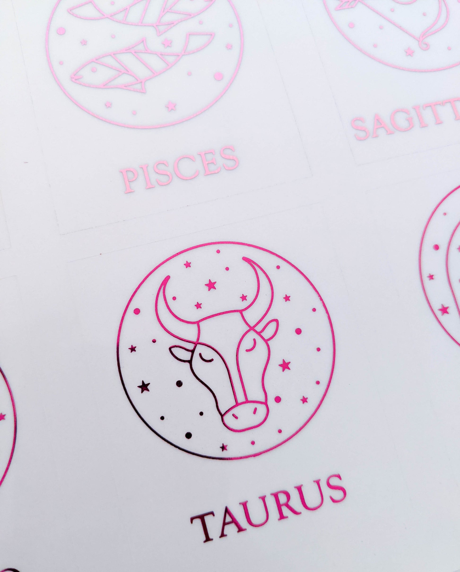 E&L Designs Astrology Sign Candle Stickers