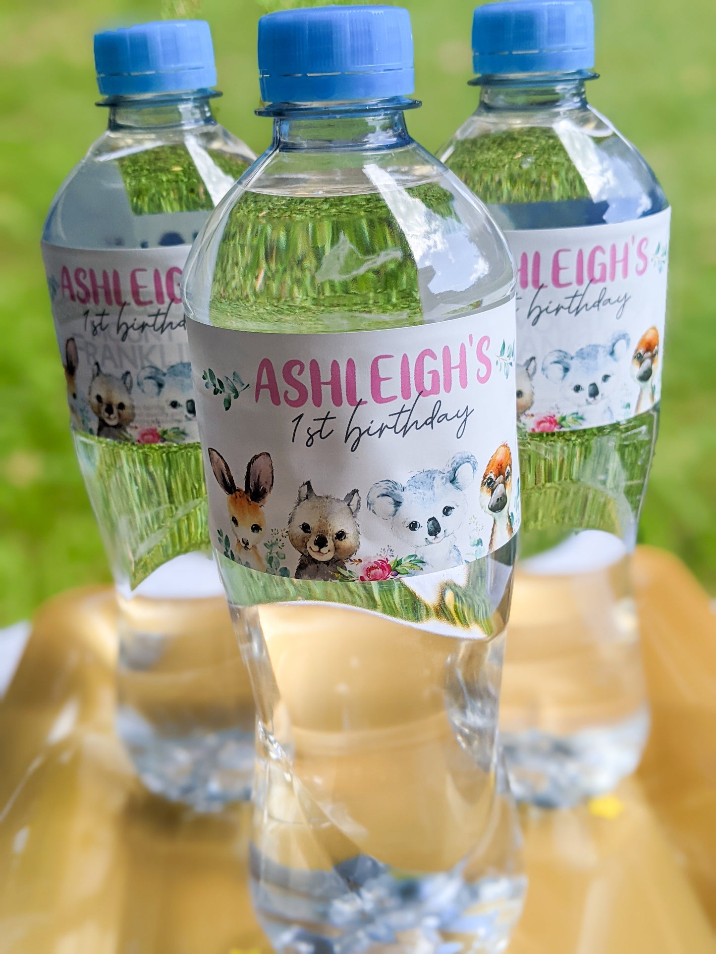 E&L Designs Australian Animals Water Bottle Labels