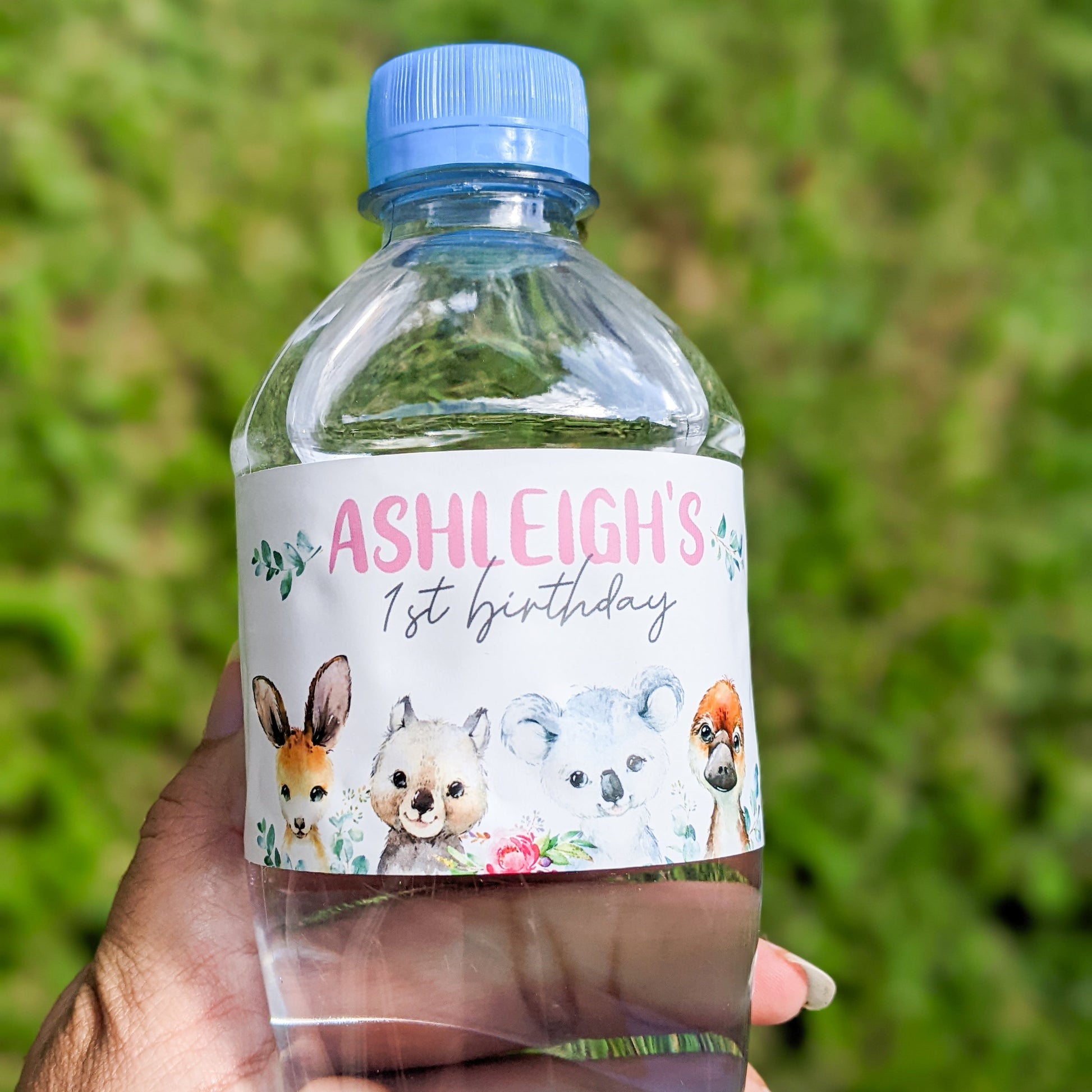 E&L Designs Australian Animals Water Bottle Labels