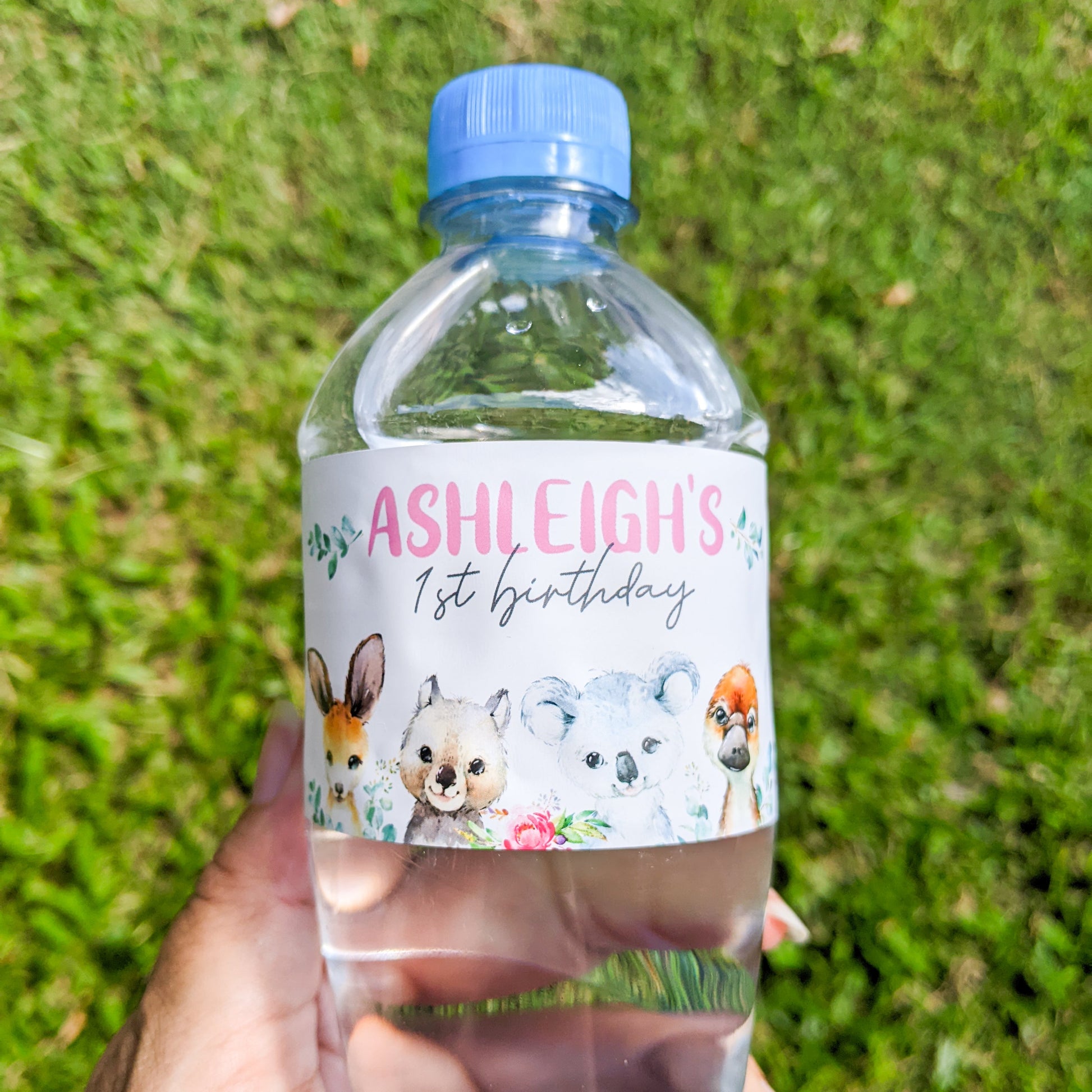 E&L Designs Australian Animals Water Bottle Labels