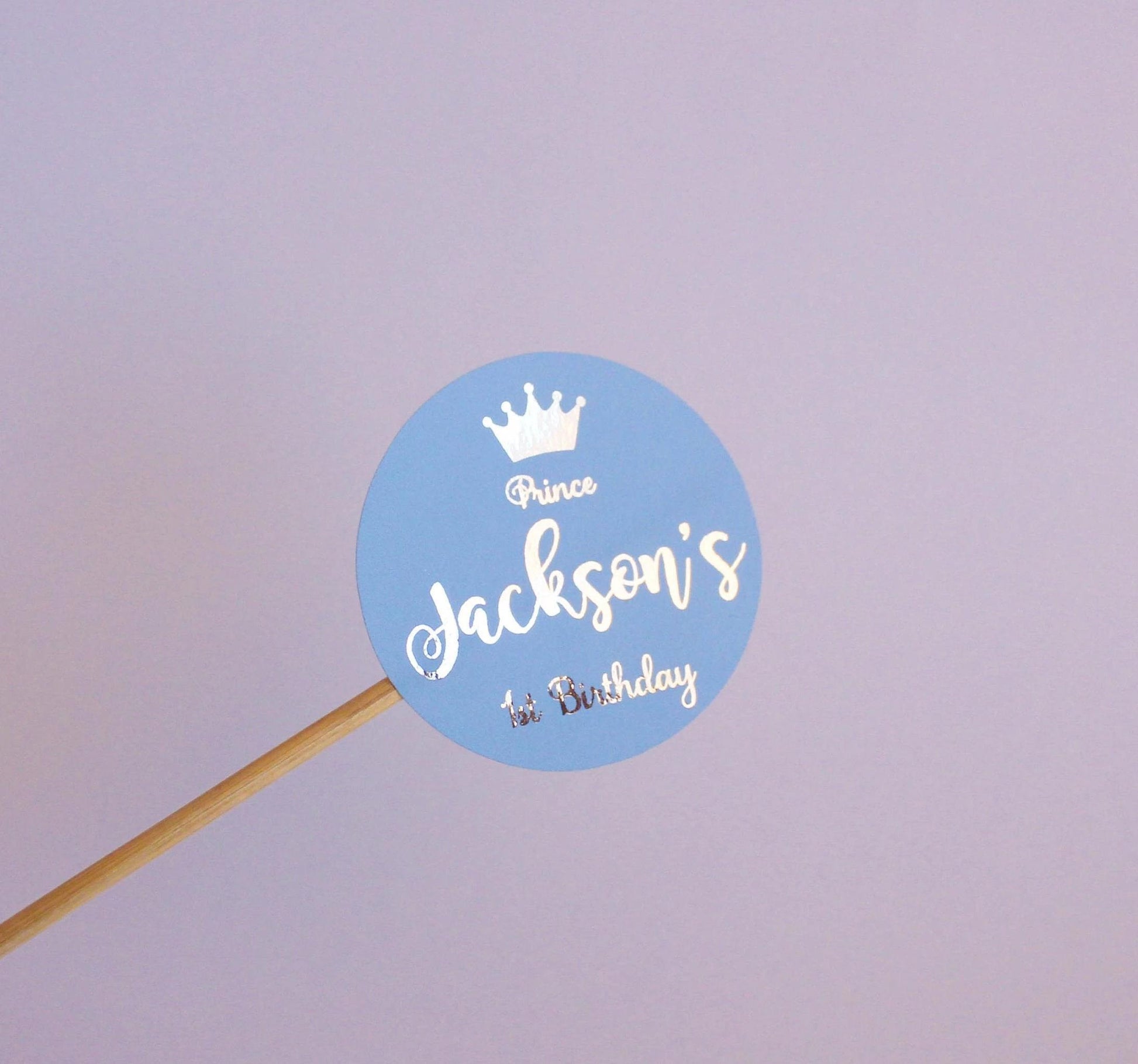 E&L Designs Blue Prince Personalised Foil Stickers