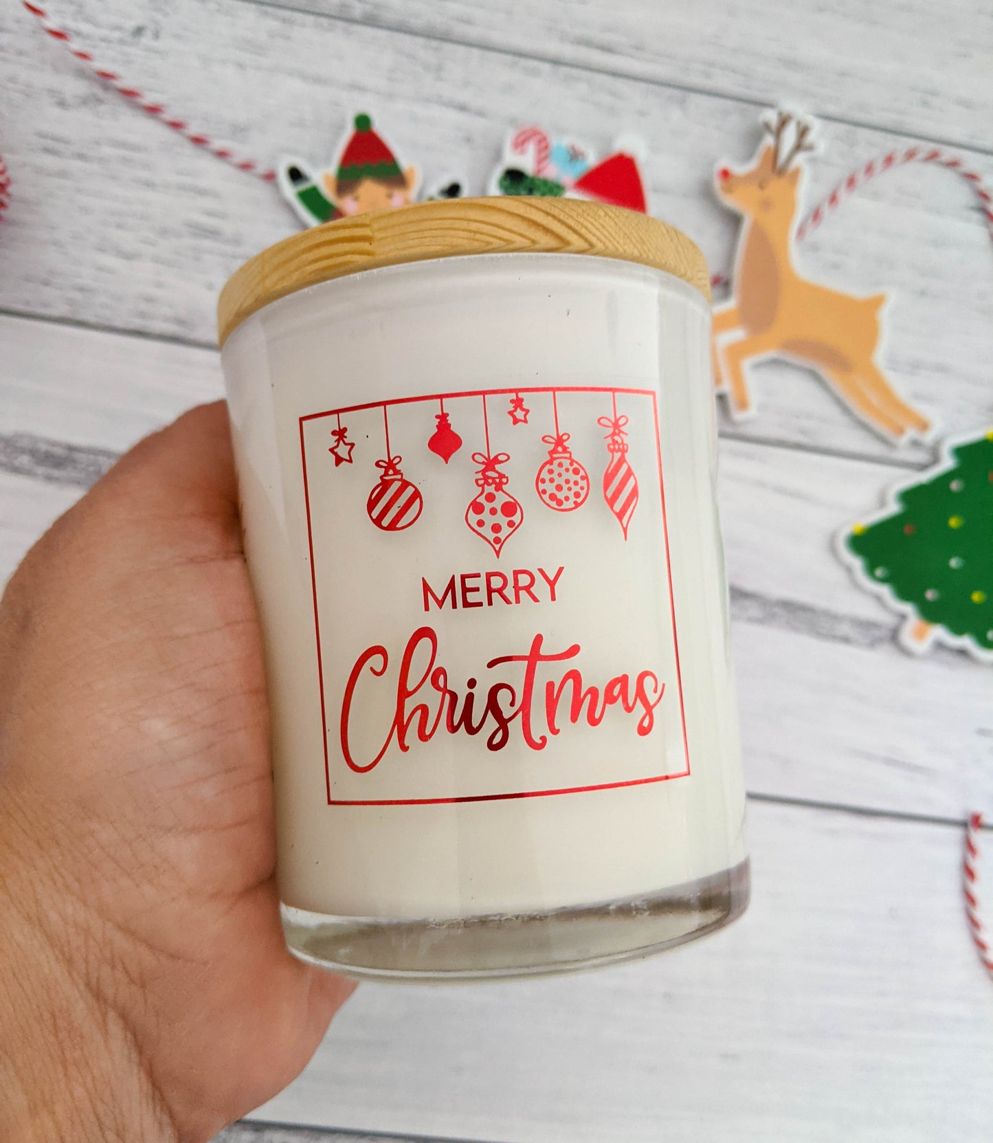 E&L Designs Christmas Candle Stickers - Set 2