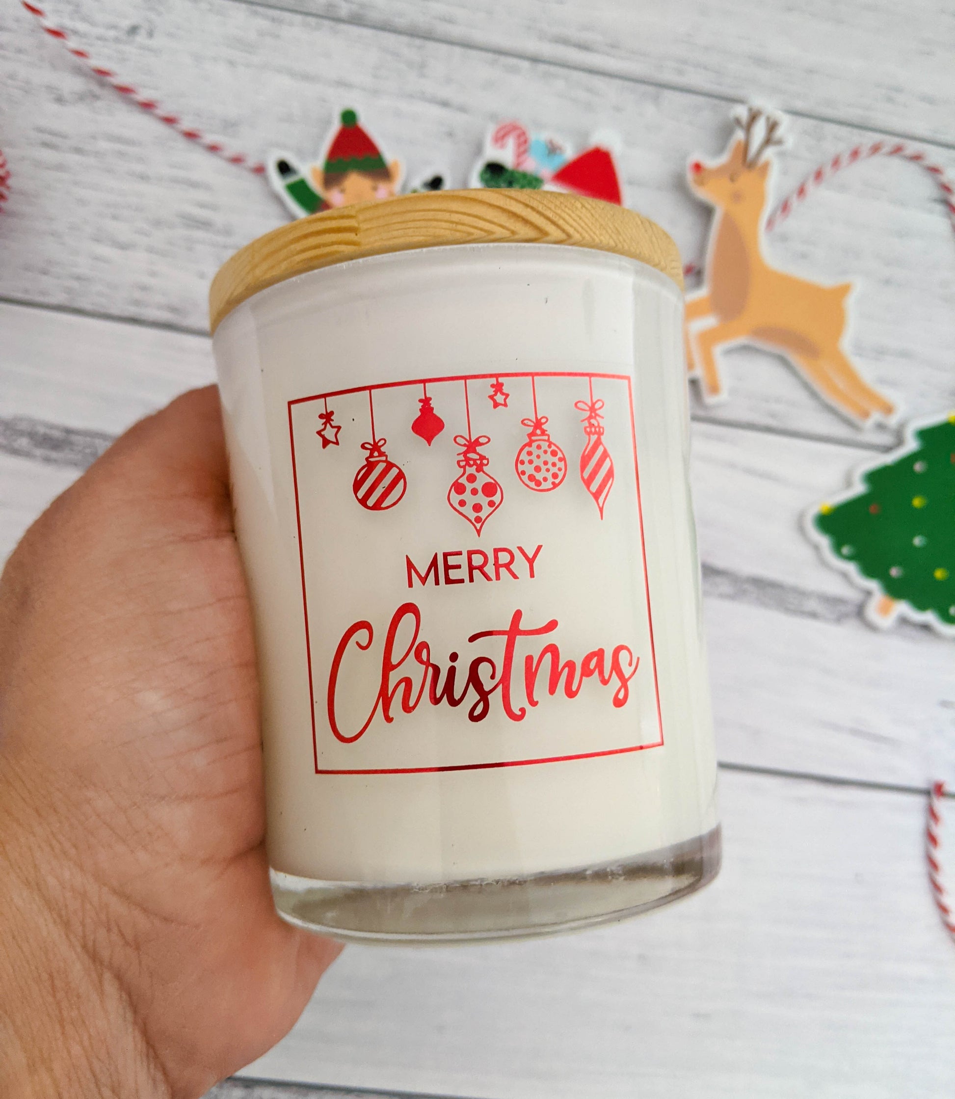E&L Designs Christmas Candle Stickers - Set 2