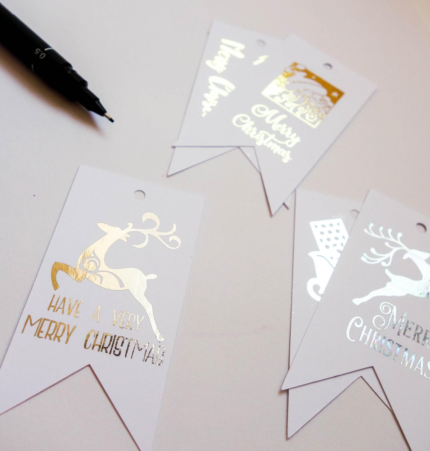 E&L Designs Christmas Gift Tags Pack of 12
