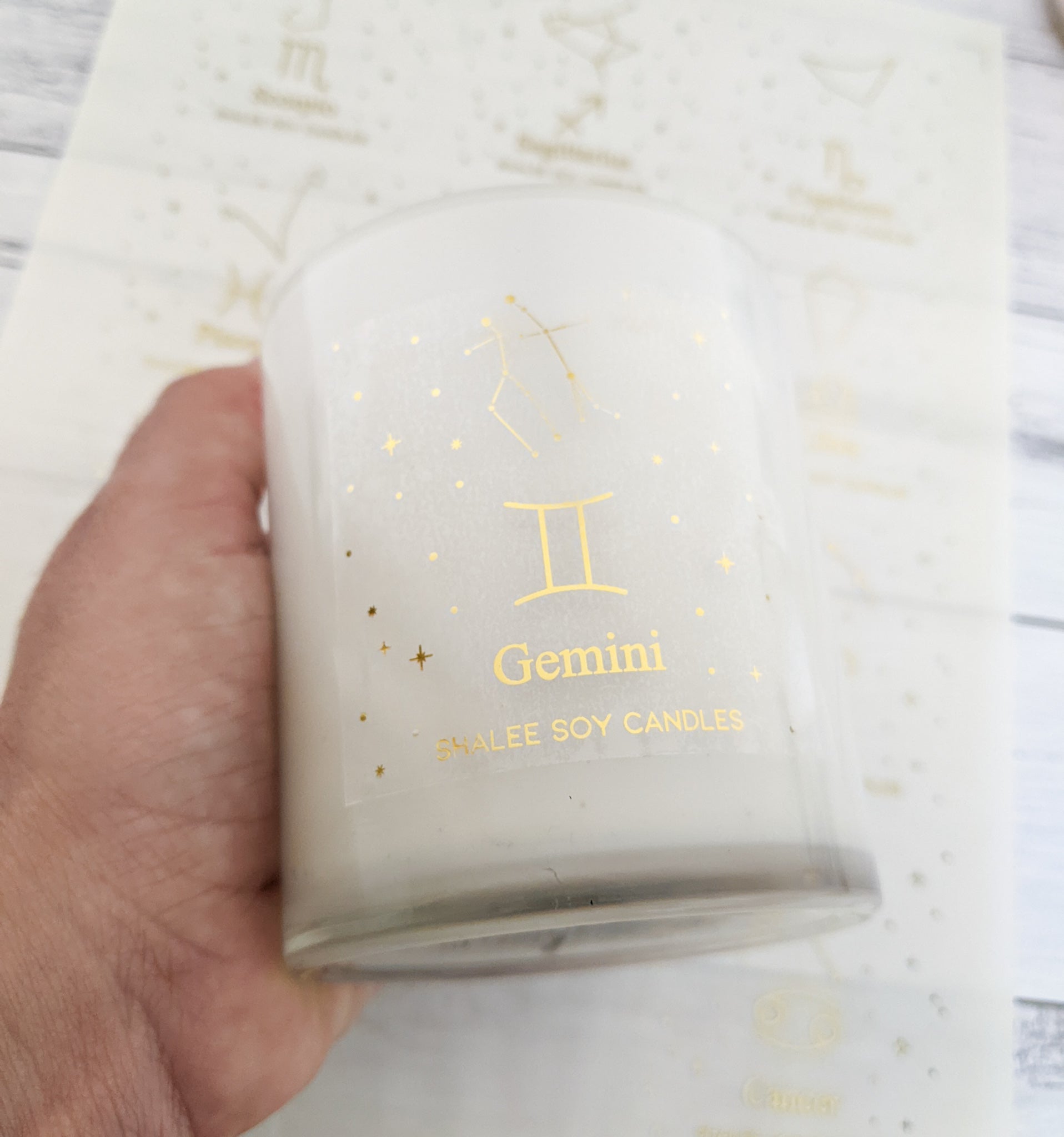 E&L Designs Constellations Star Sign Candle Stickers
