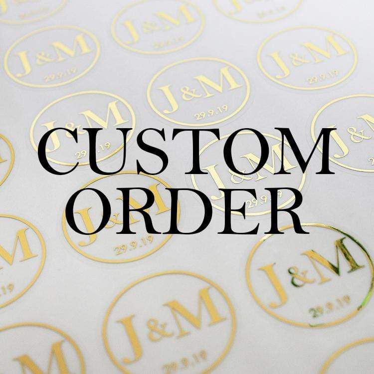 E&L Designs Custom Order for Amber