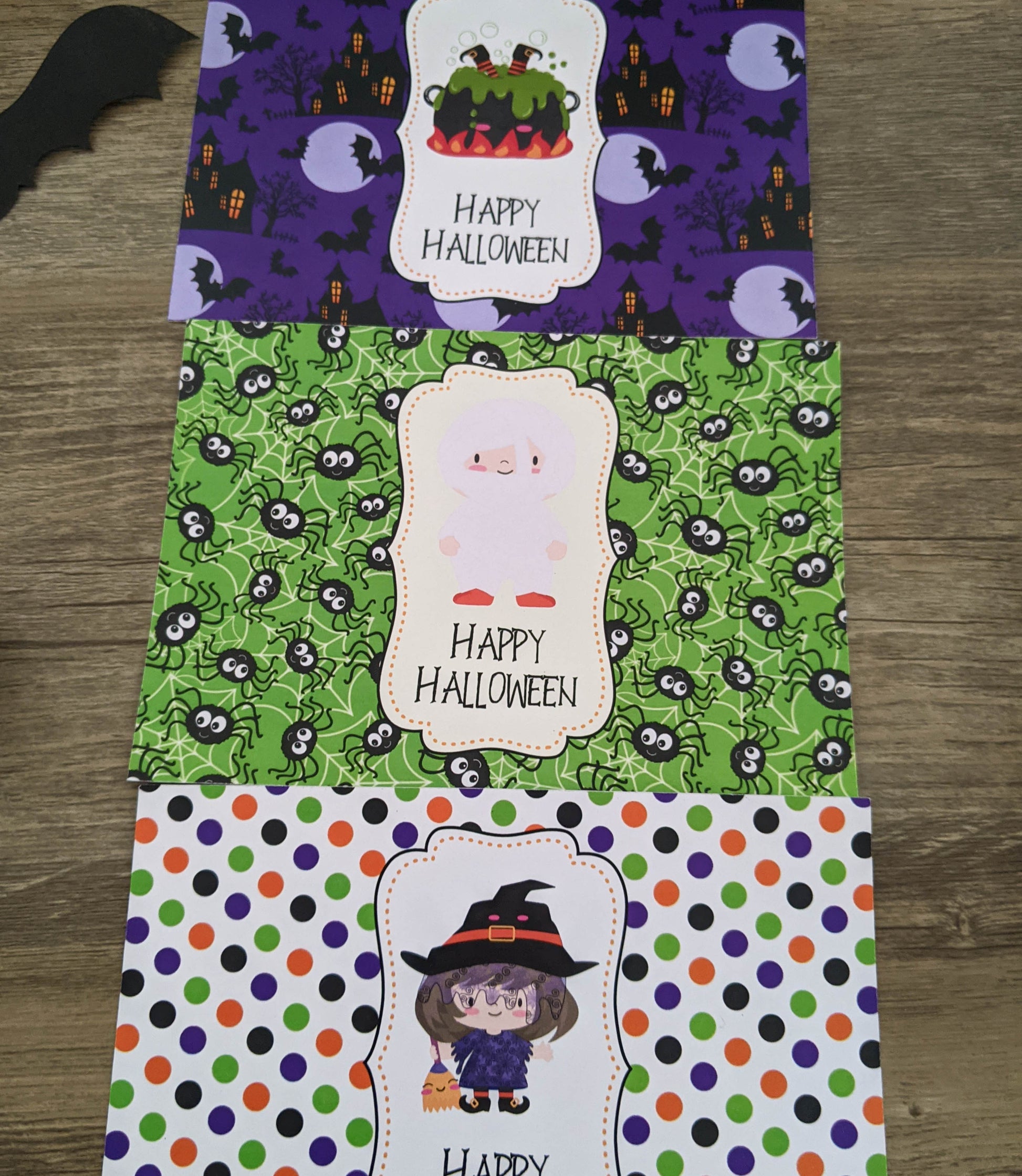 E&L Designs Cute Halloween Chocolate Wrappers, Set of 6