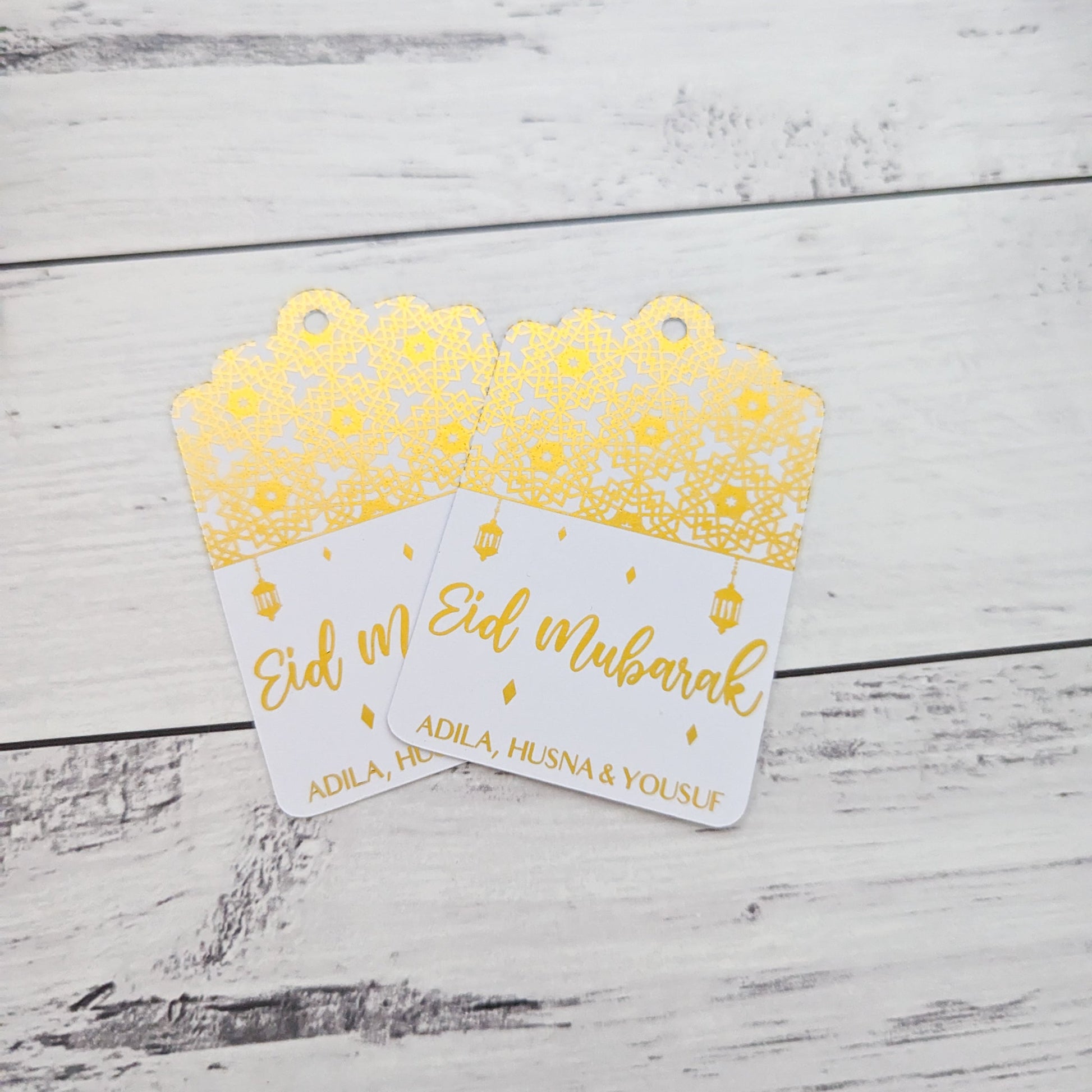 E&L Designs Eid Mubarak Family Tags