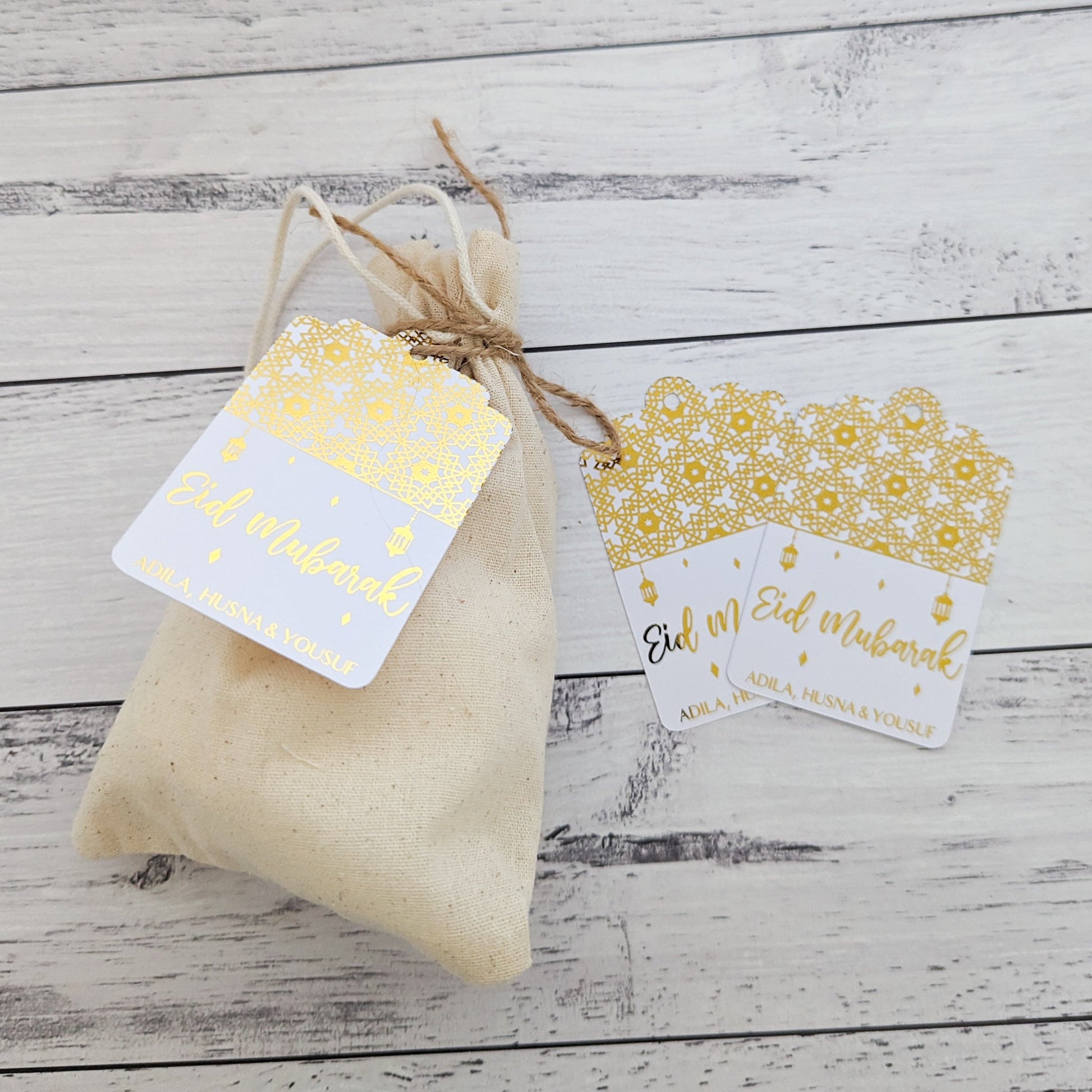 E&L Designs Eid Mubarak Family Tags