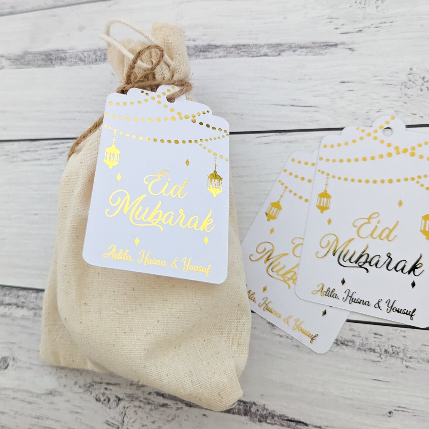 E&L Designs Eid Mubarak Family Tags