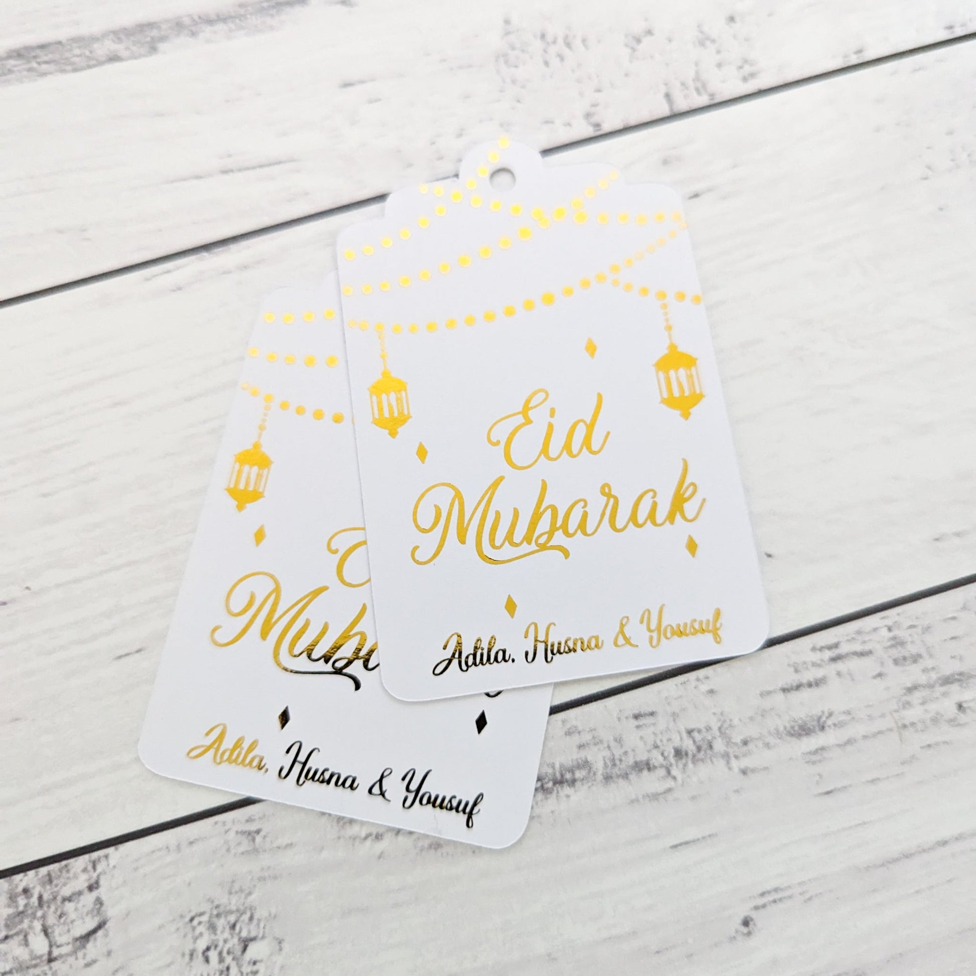 E&L Designs Eid Mubarak Family Tags
