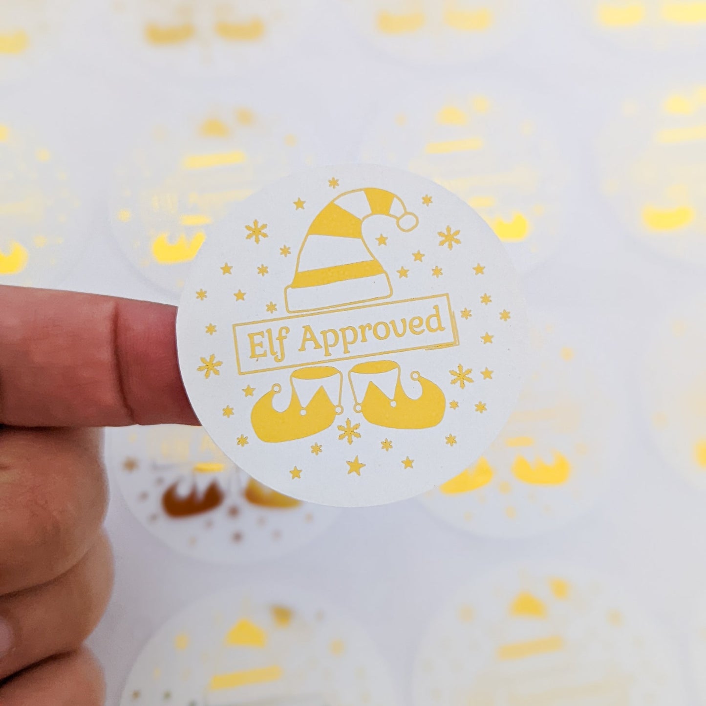 E&L Designs Elf Approved Stickers
