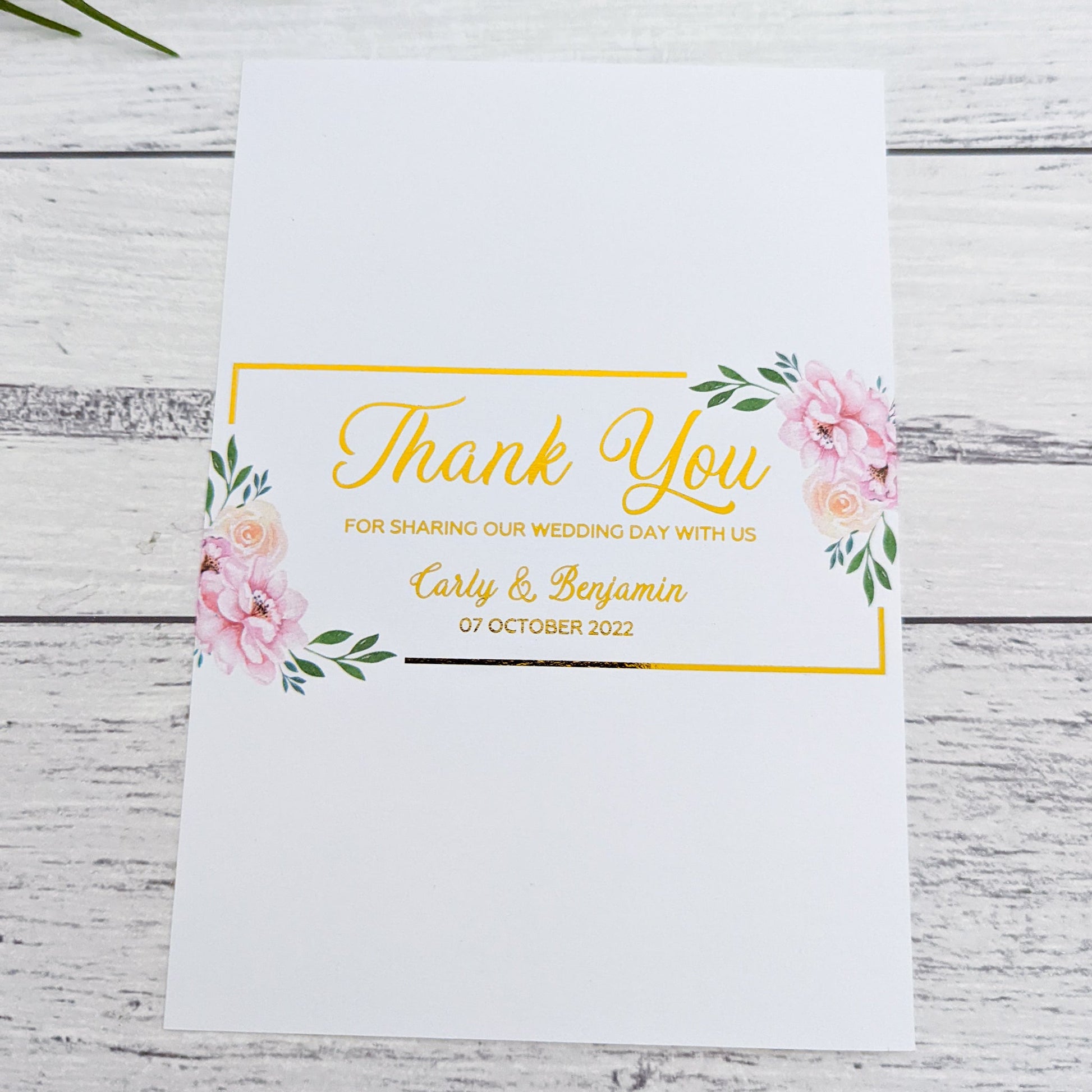 E&L Designs Floral Wedding Chocolate Wrappers, Set of 10