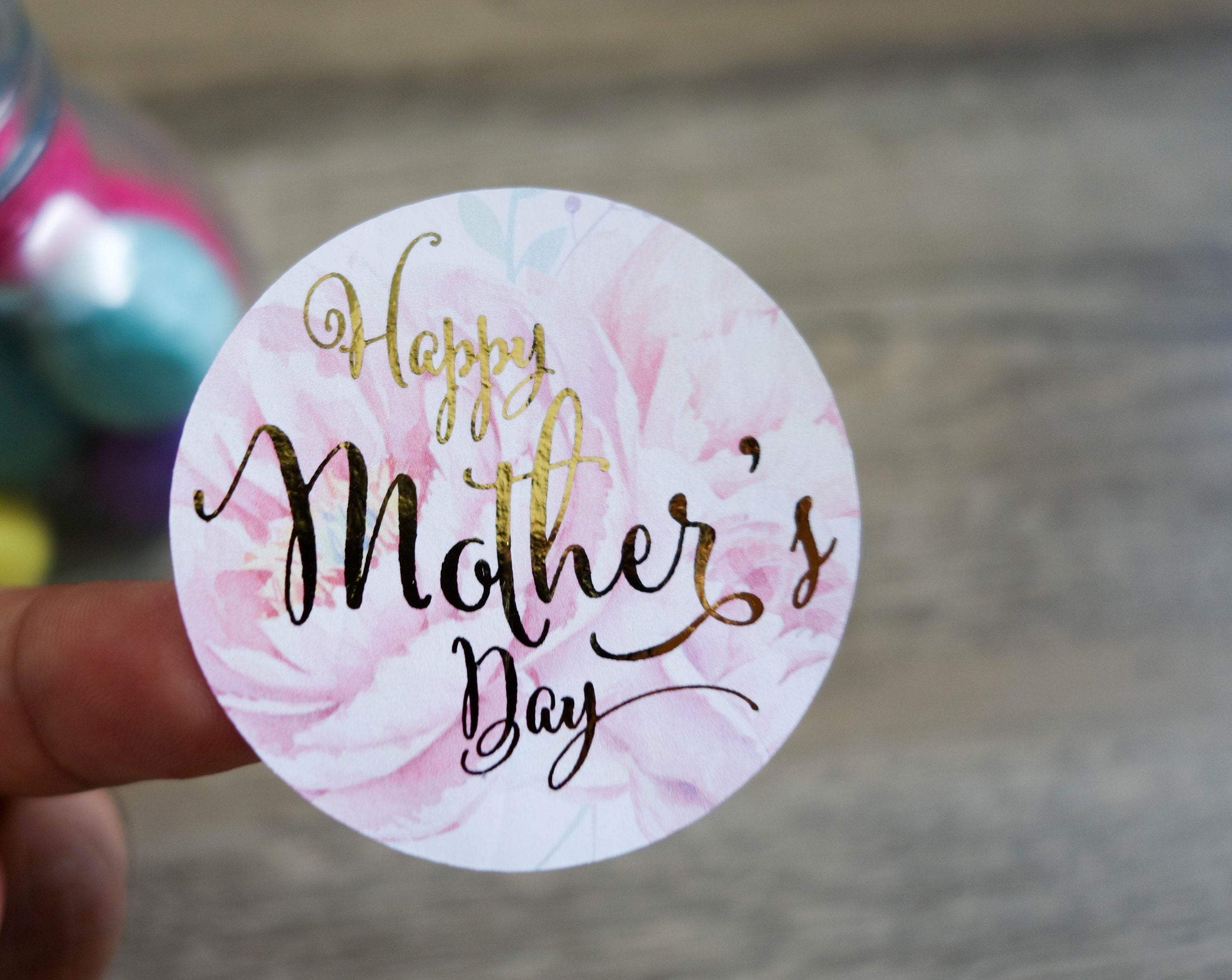 E&L Designs Happy Mother's Day Foil Stickers