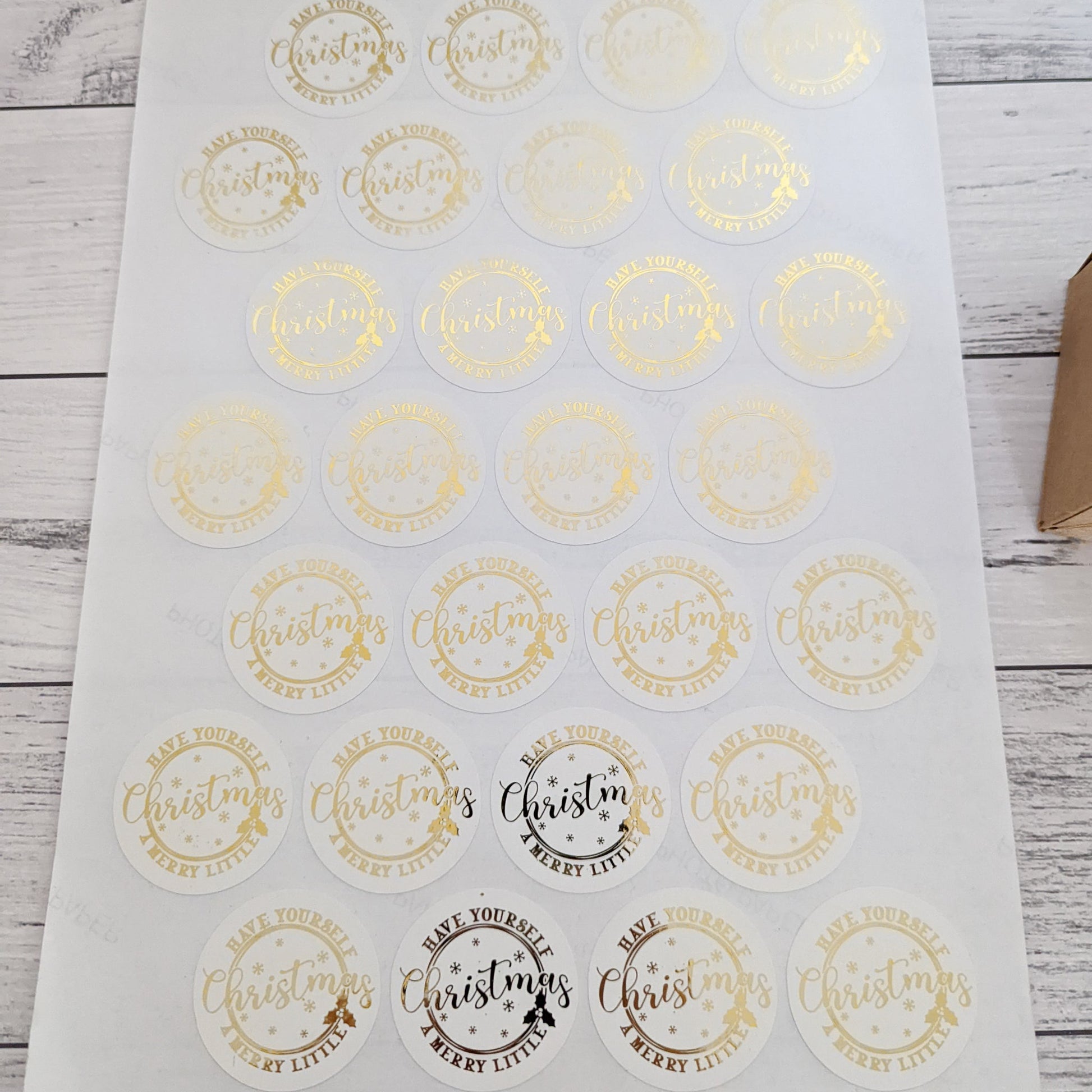 E&L Designs Have Yourself a Merry Christmas Stickers