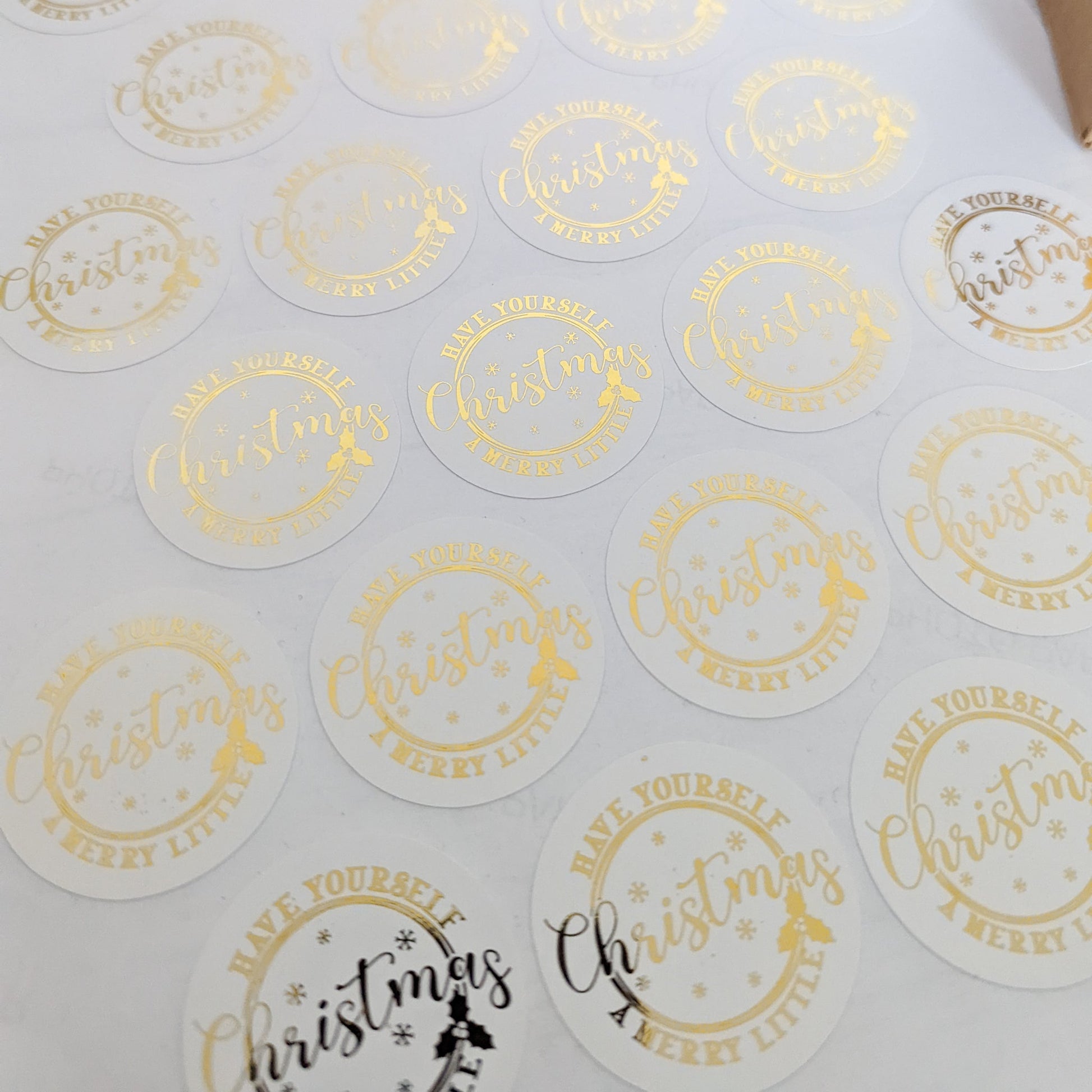 E&L Designs Have Yourself a Merry Christmas Stickers