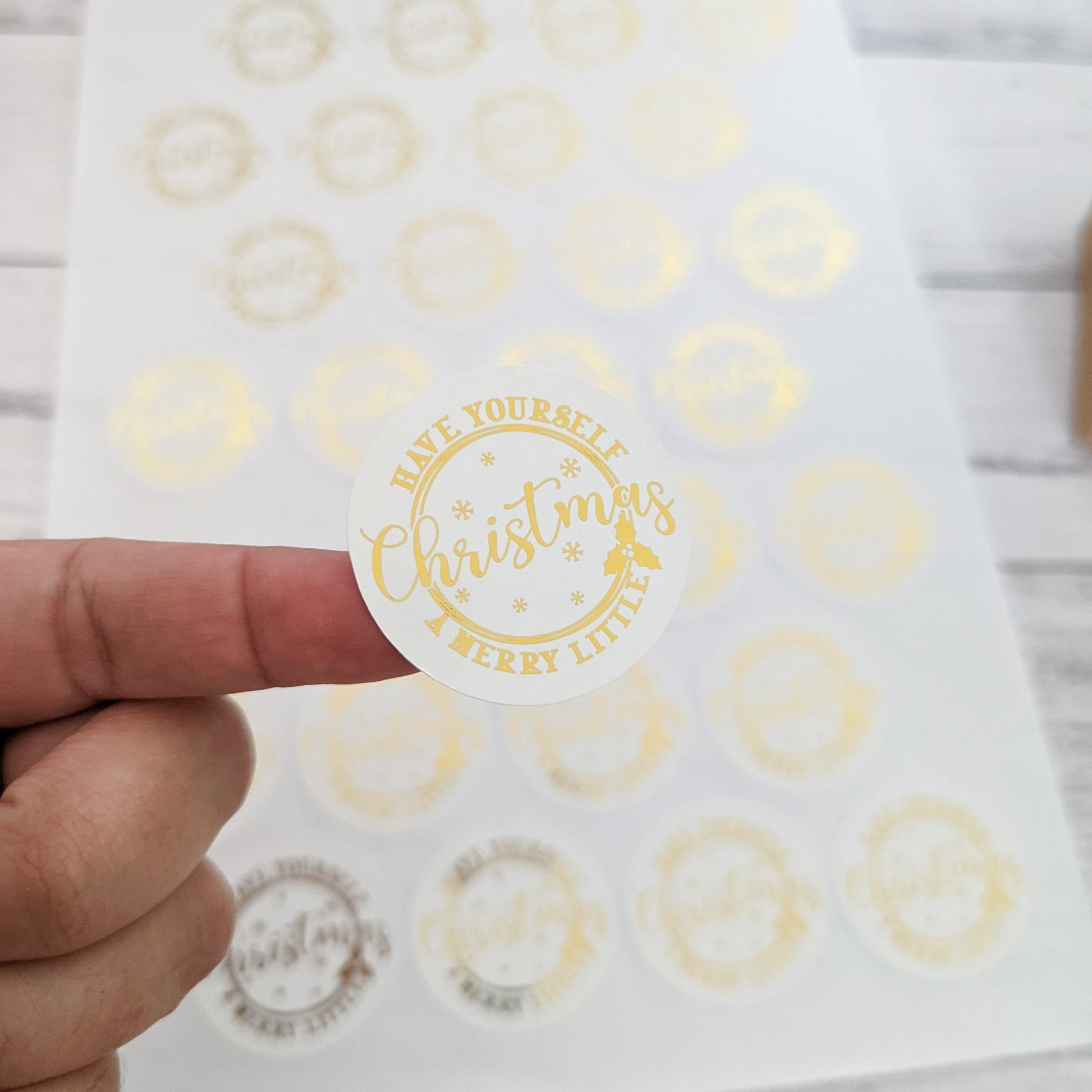 E&L Designs Have Yourself a Merry Christmas Stickers
