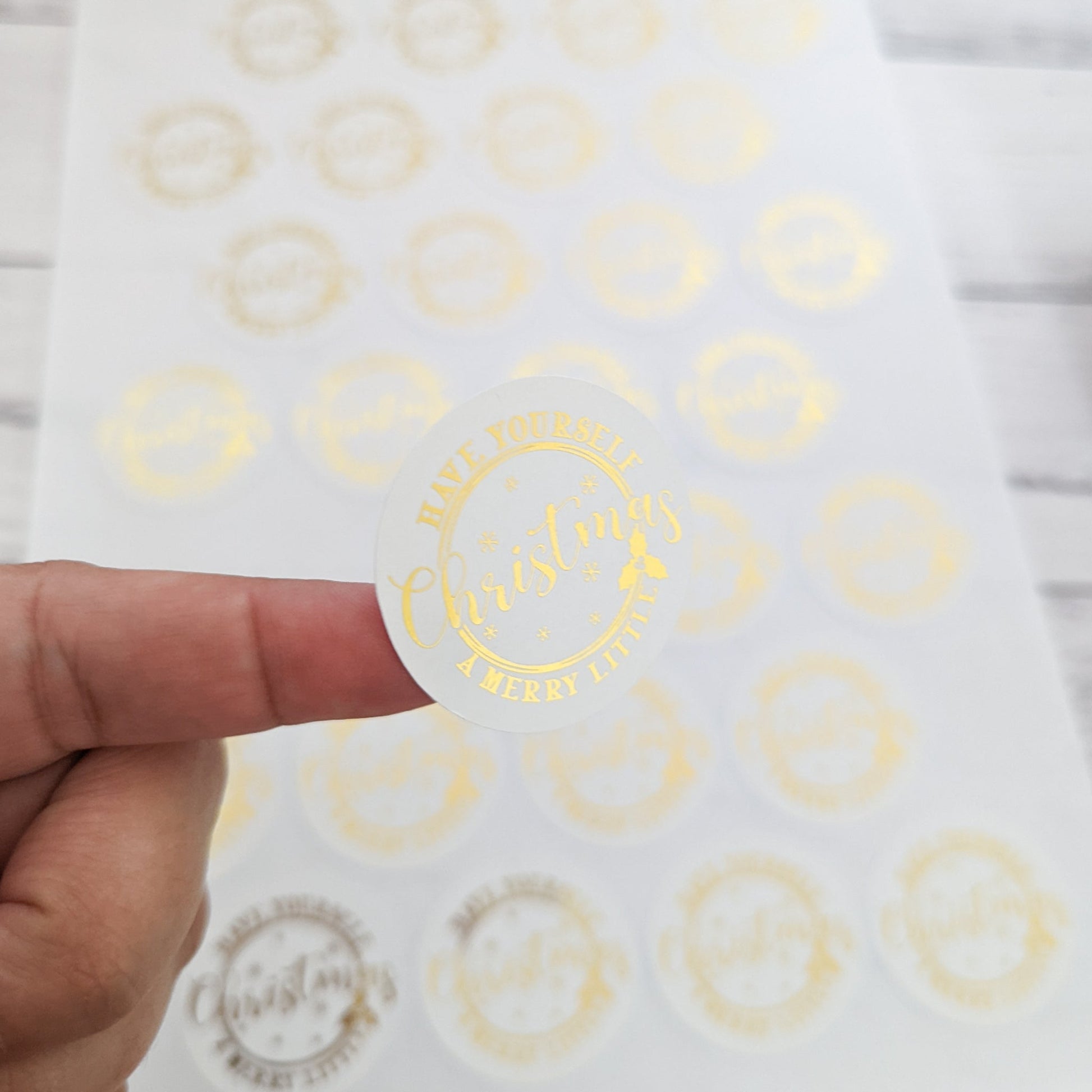 E&L Designs Have Yourself a Merry Christmas Stickers
