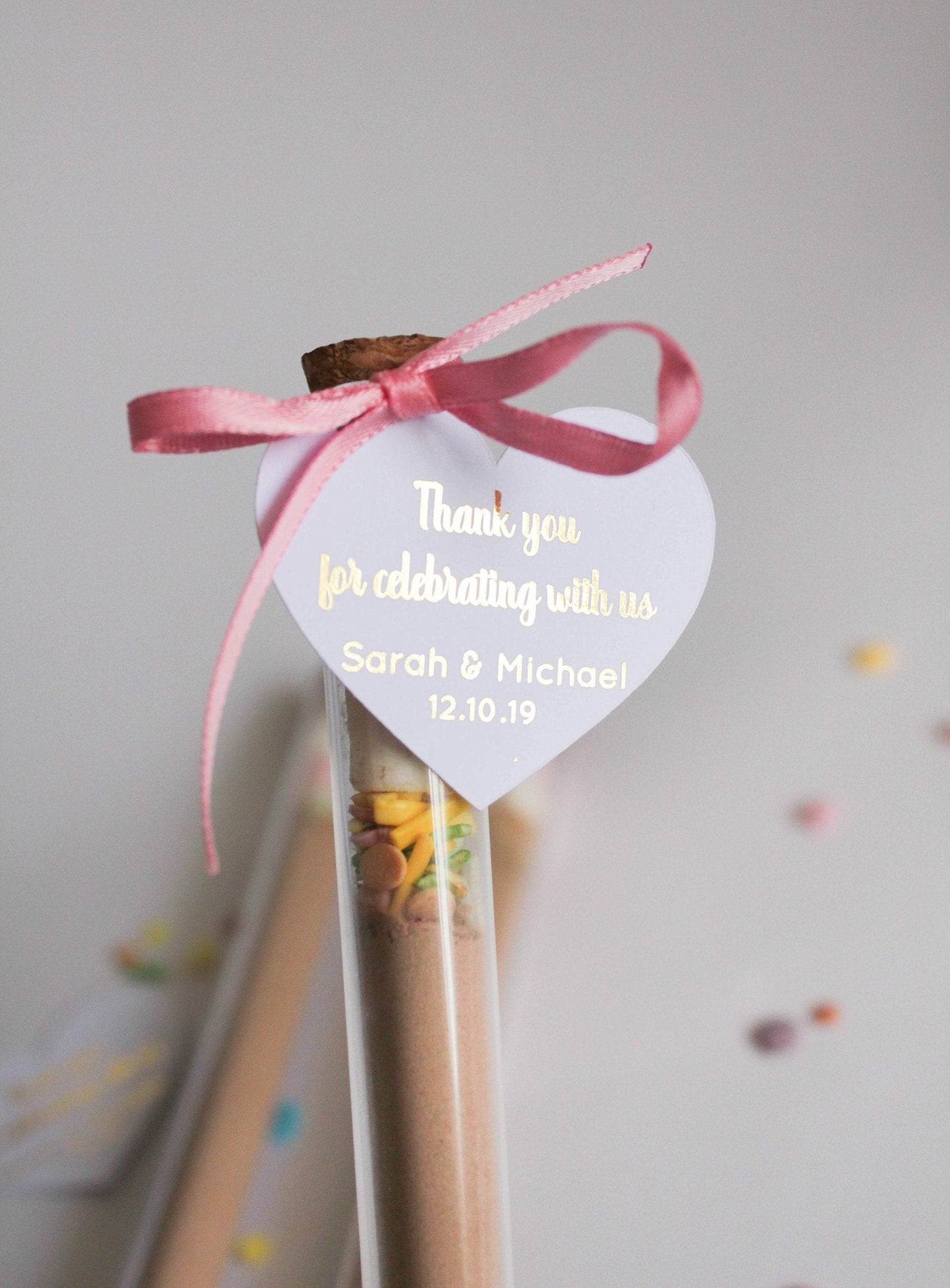 E&L Designs Heart Shaped Thank You Gift Tags - Pack of 20