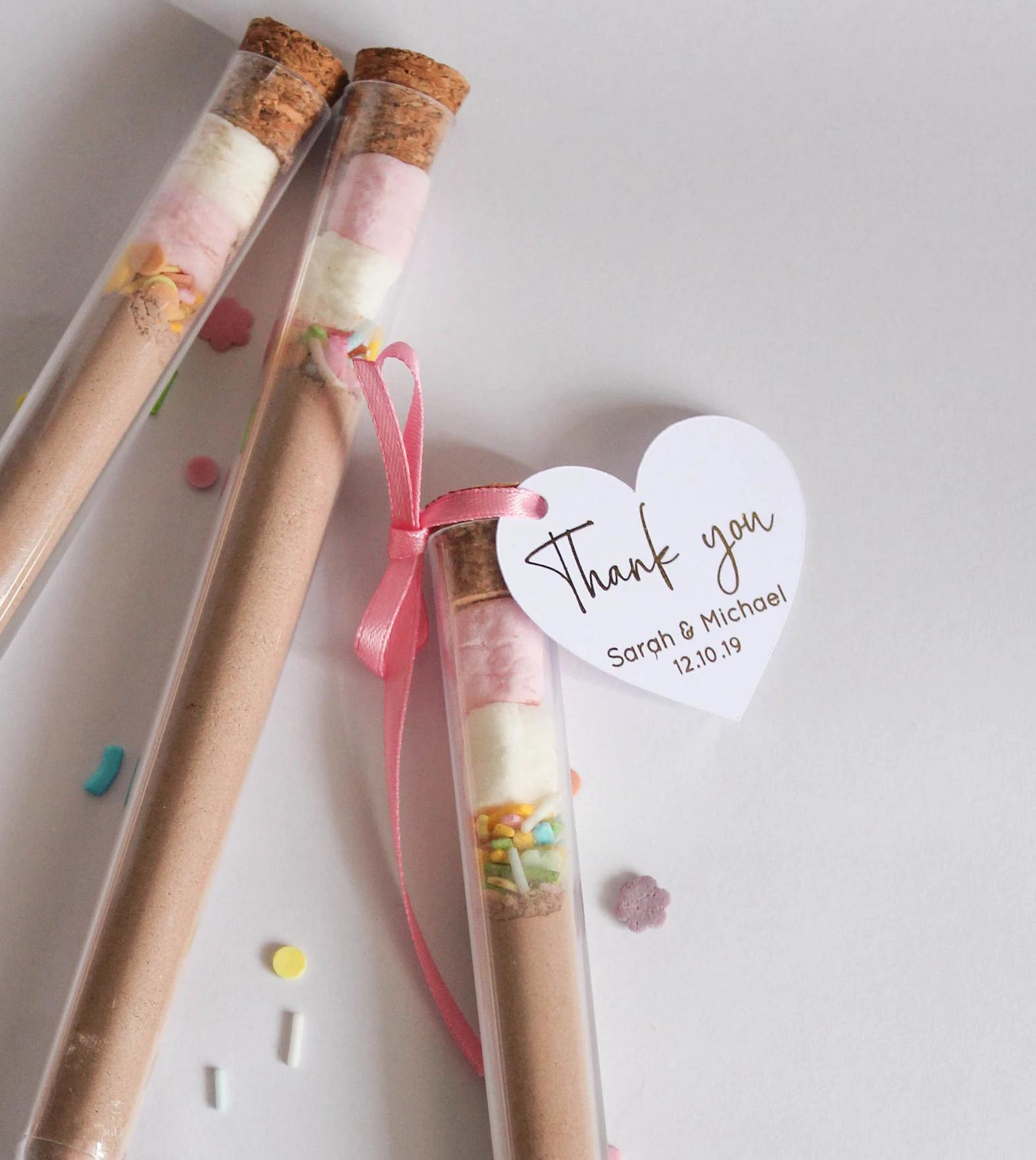 E&L Designs Heart Shaped Thank You Gift Tags - Pack of 20