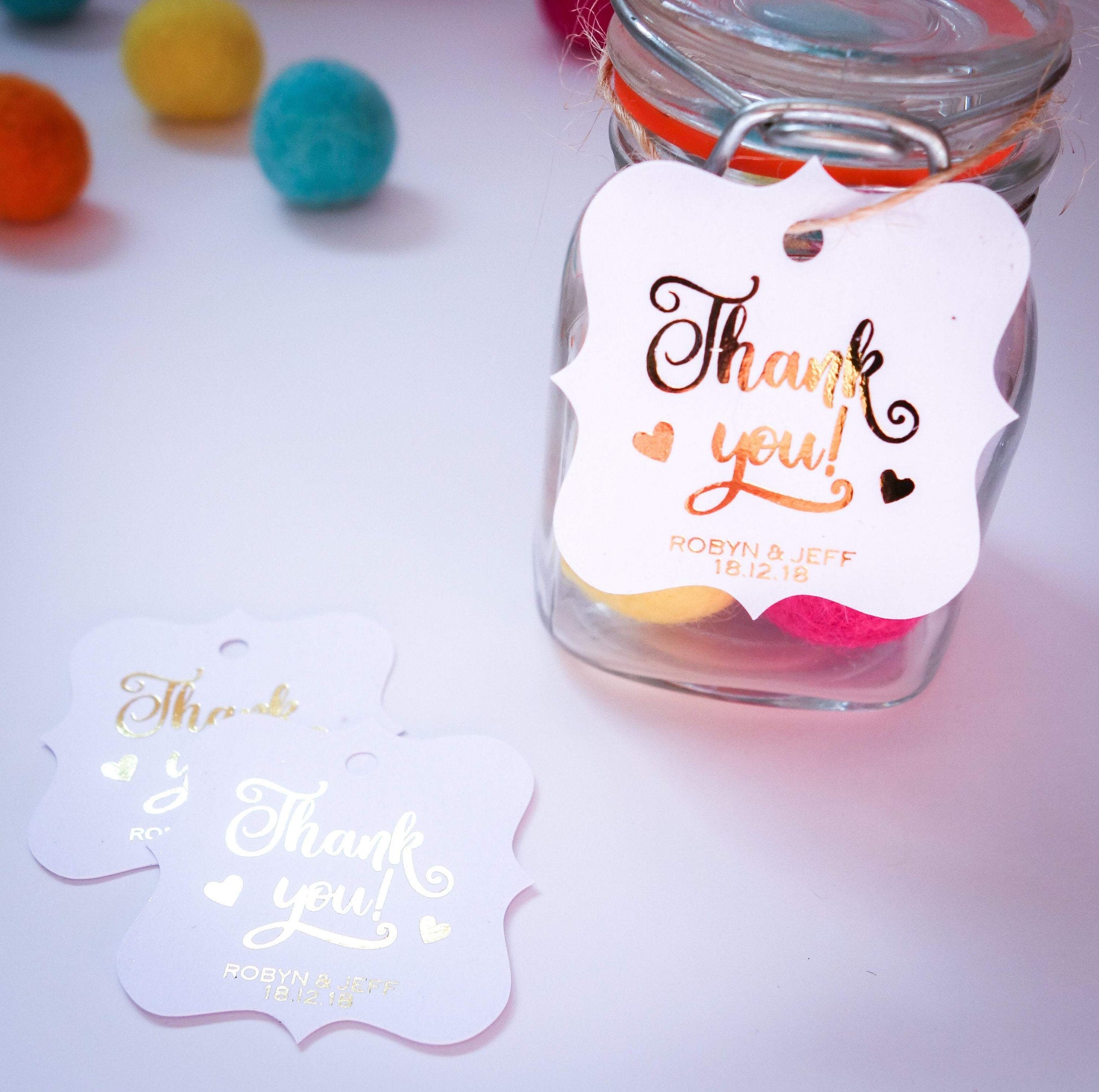 E&L Designs Hot Chocolate Thank You Gift Tags