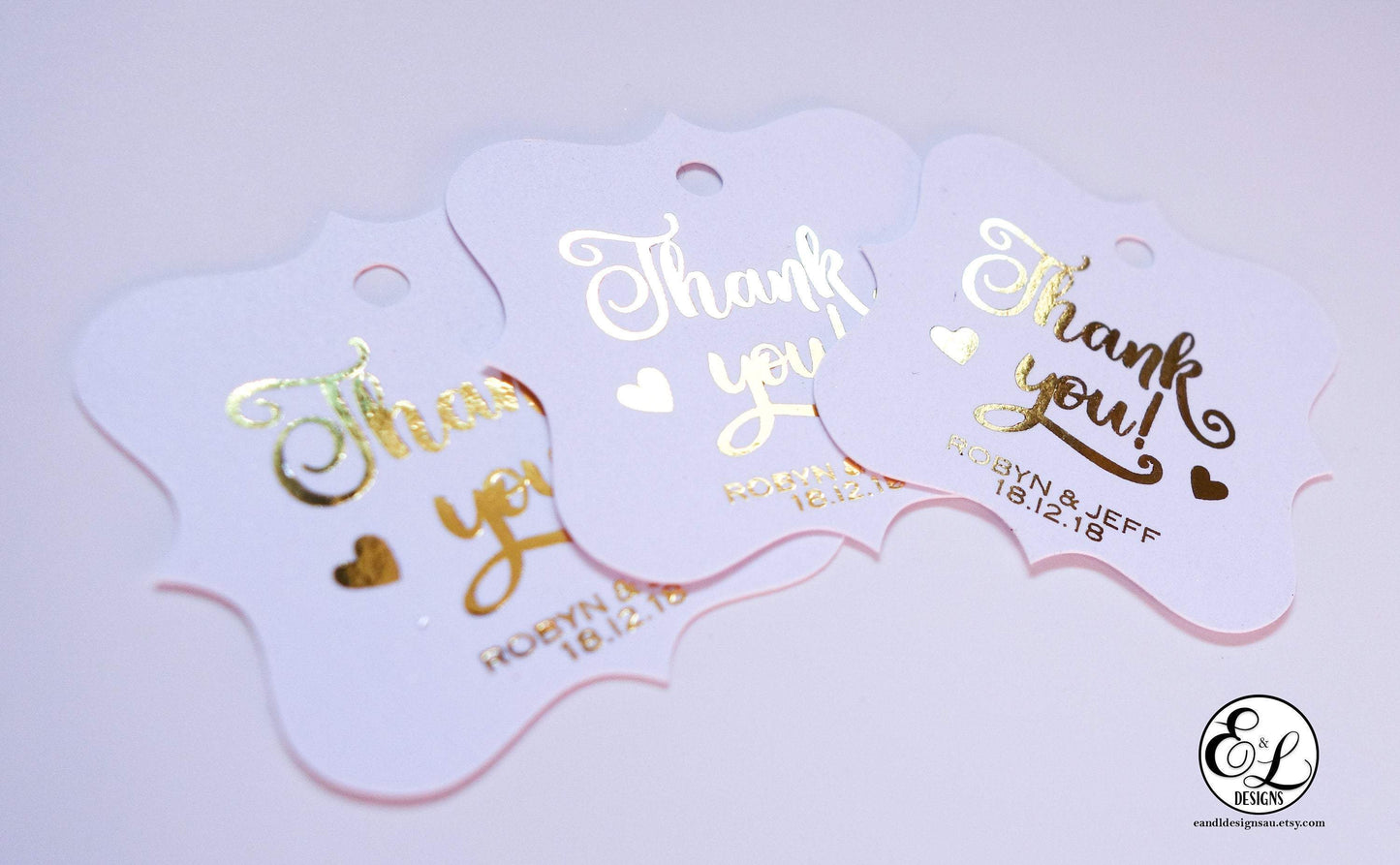 E&L Designs Hot Chocolate Thank You Gift Tags
