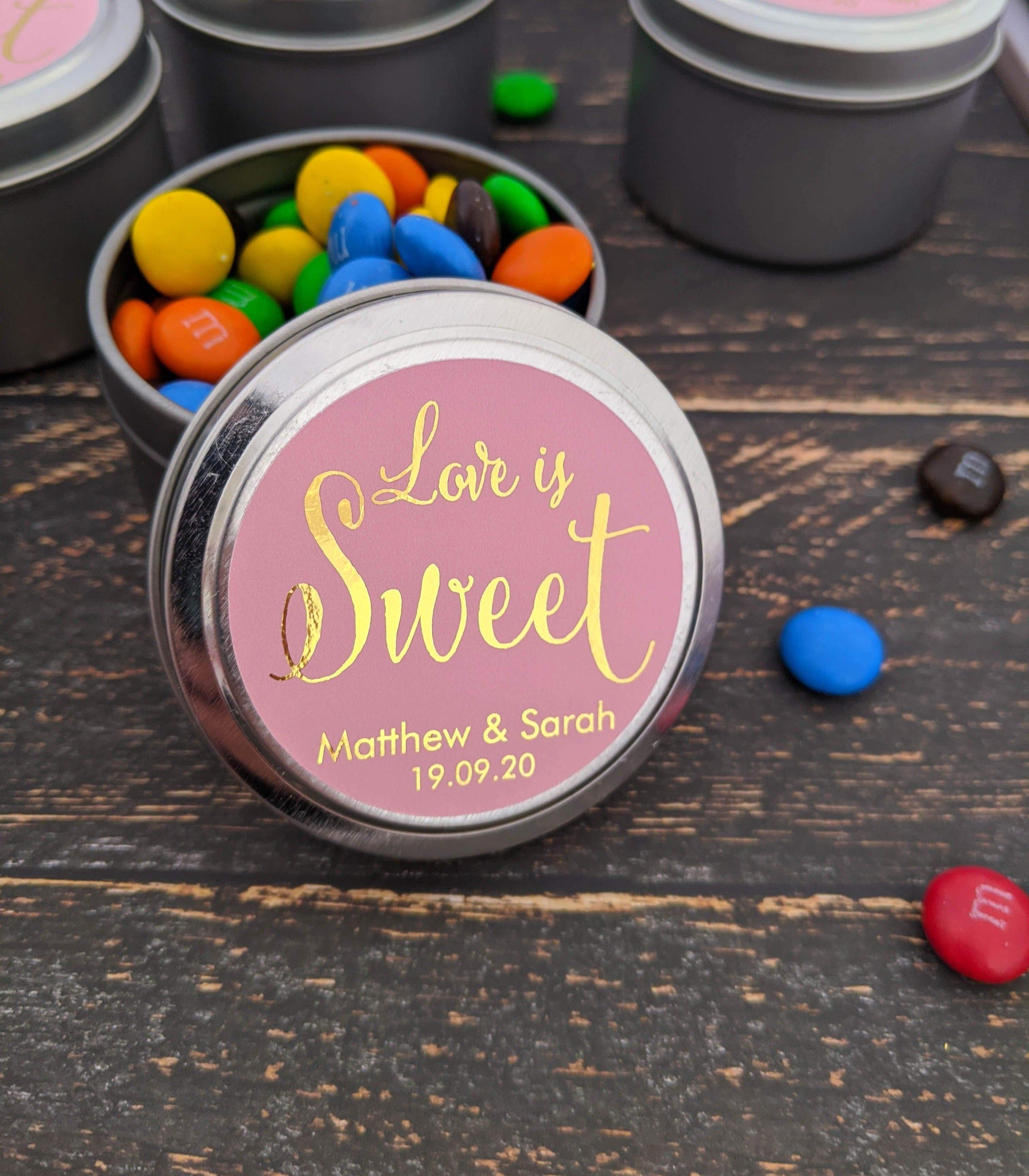 E&L Designs Love is Sweet Colour Foil Stickers