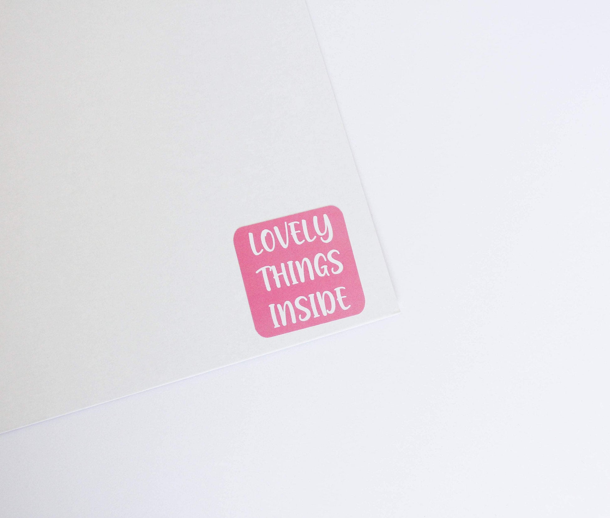 E&L Designs Lovely Things Inside Order Stickers - Pack of 30